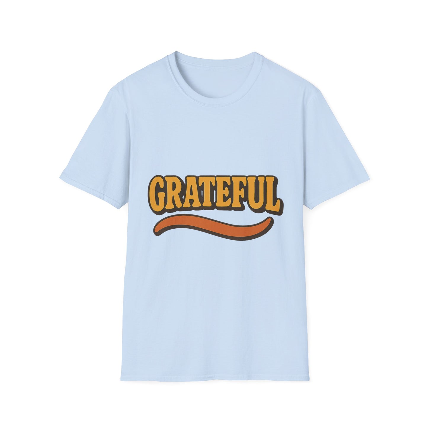 Grateful Softstyle Christian T-Shirt – Faith-Inspired Affirmation Tee for Women & Men