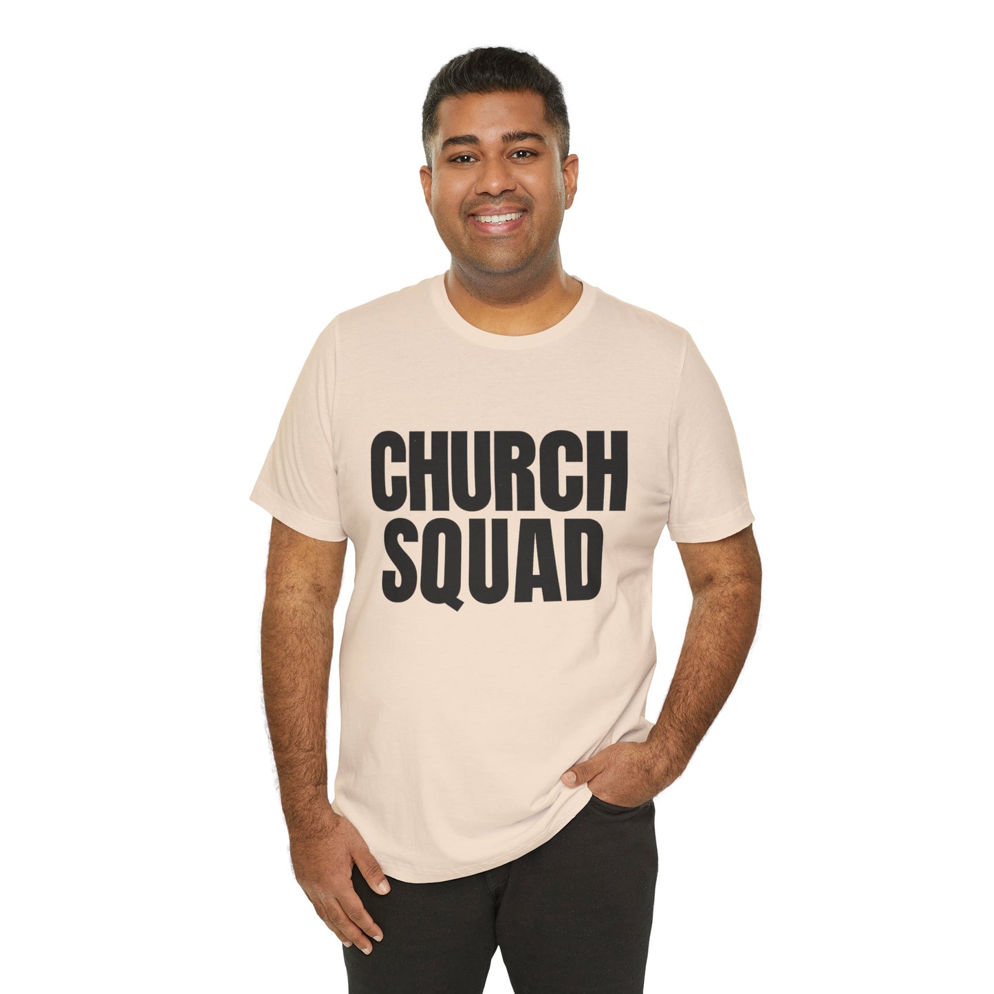 Church Squad Unisex Tee, Christian Apparel, Group Outing Shirt, Faith-Based Gift, Church Events Clothing