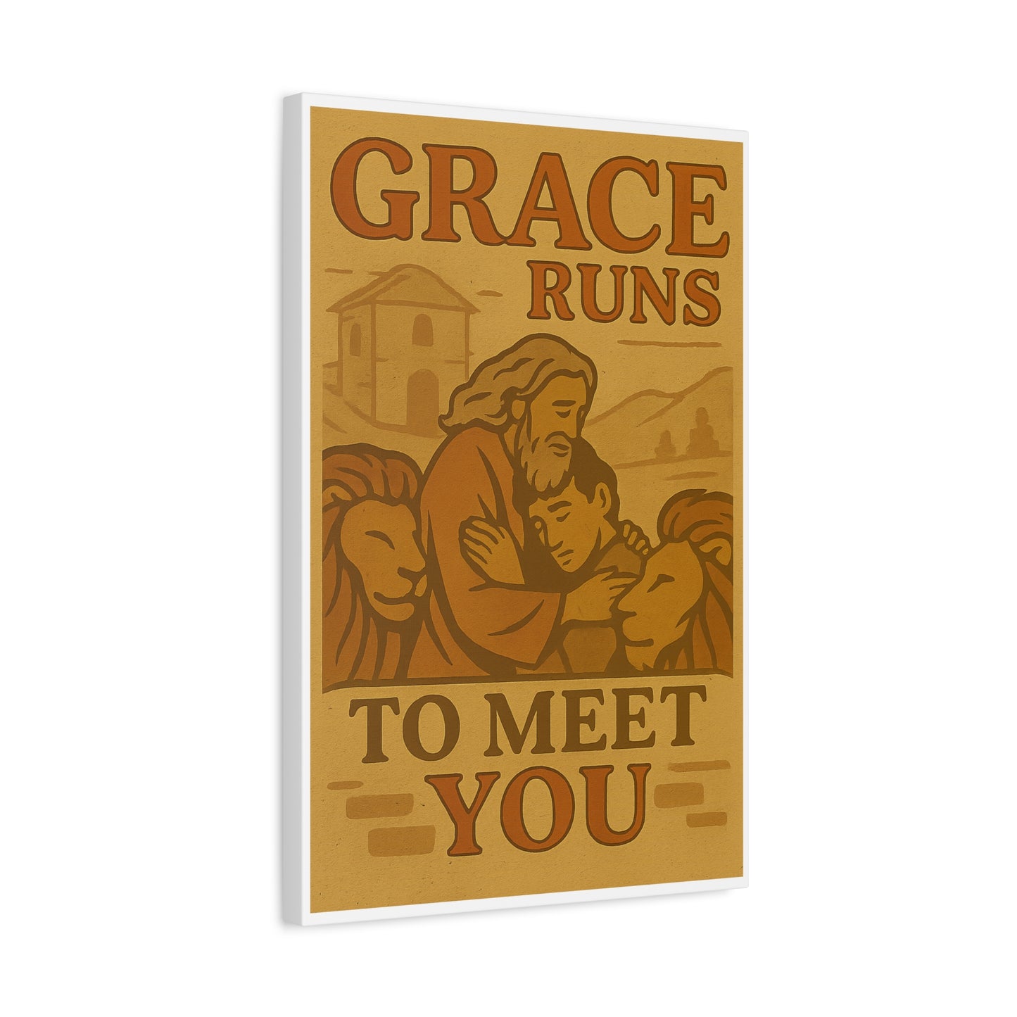 The Prodigal Son Wall Art | Vintage Christian Poster – Redemption & Grace Illustration.