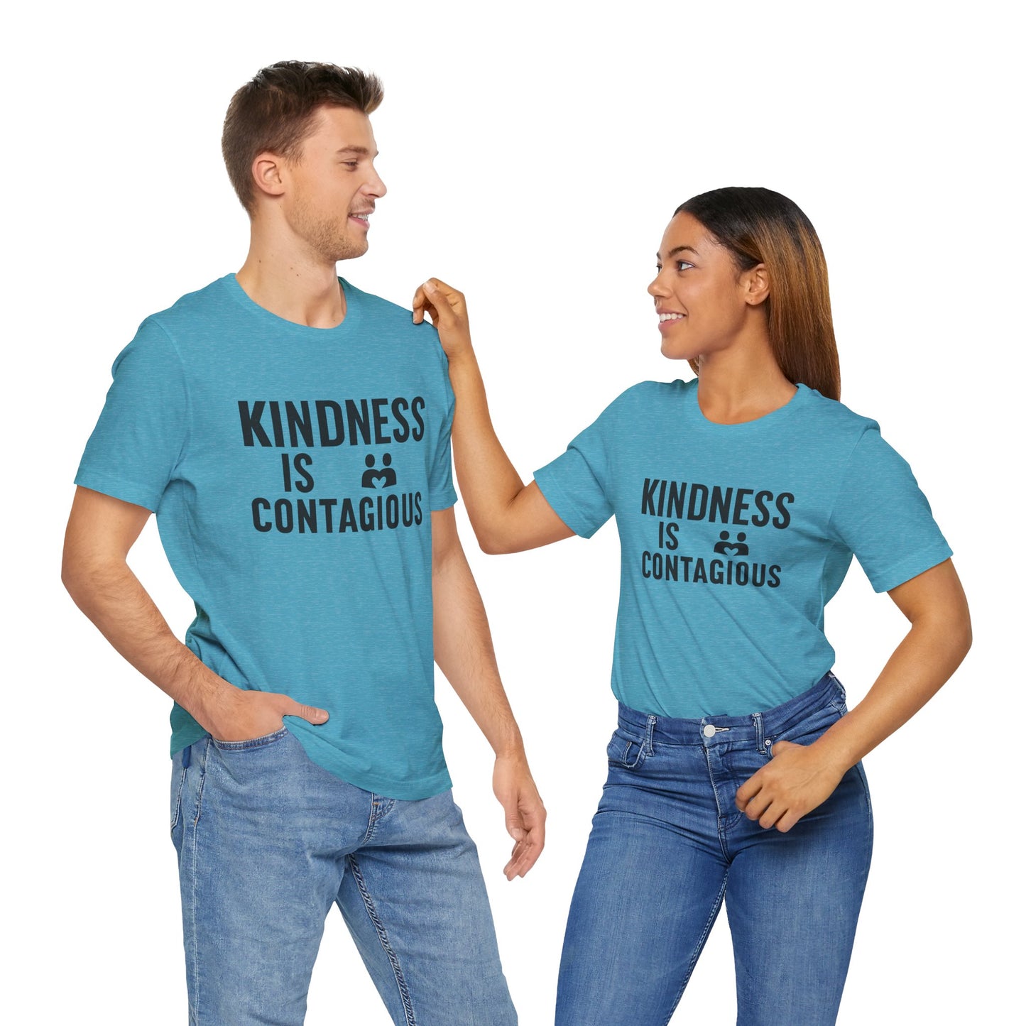 Kindness is Contagious Unisex T-Shirt | Soft Jersey Short Sleeve