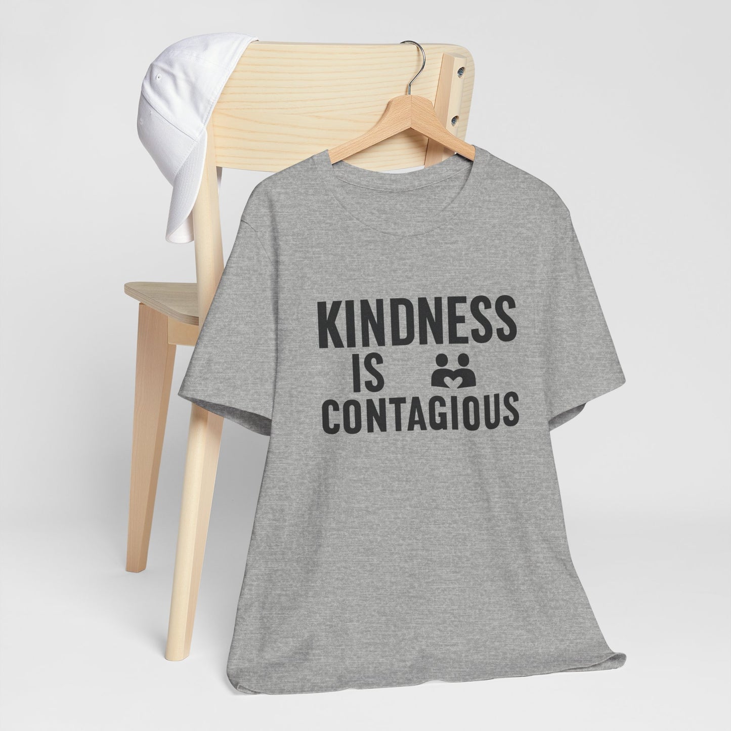 Kindness is Contagious Unisex T-Shirt | Soft Jersey Short Sleeve