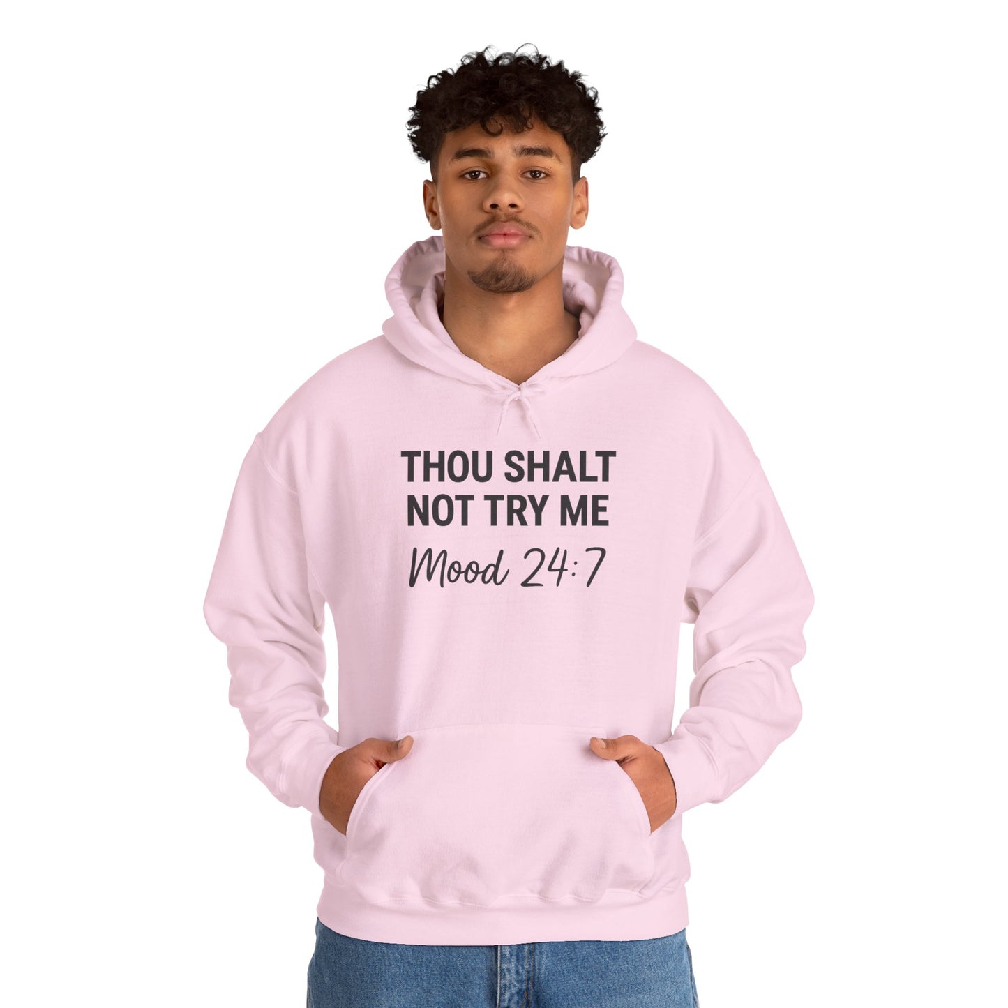 Thou Shall Not Try Me Hoodie – Funny Christian Sweatshirt with Attitude.