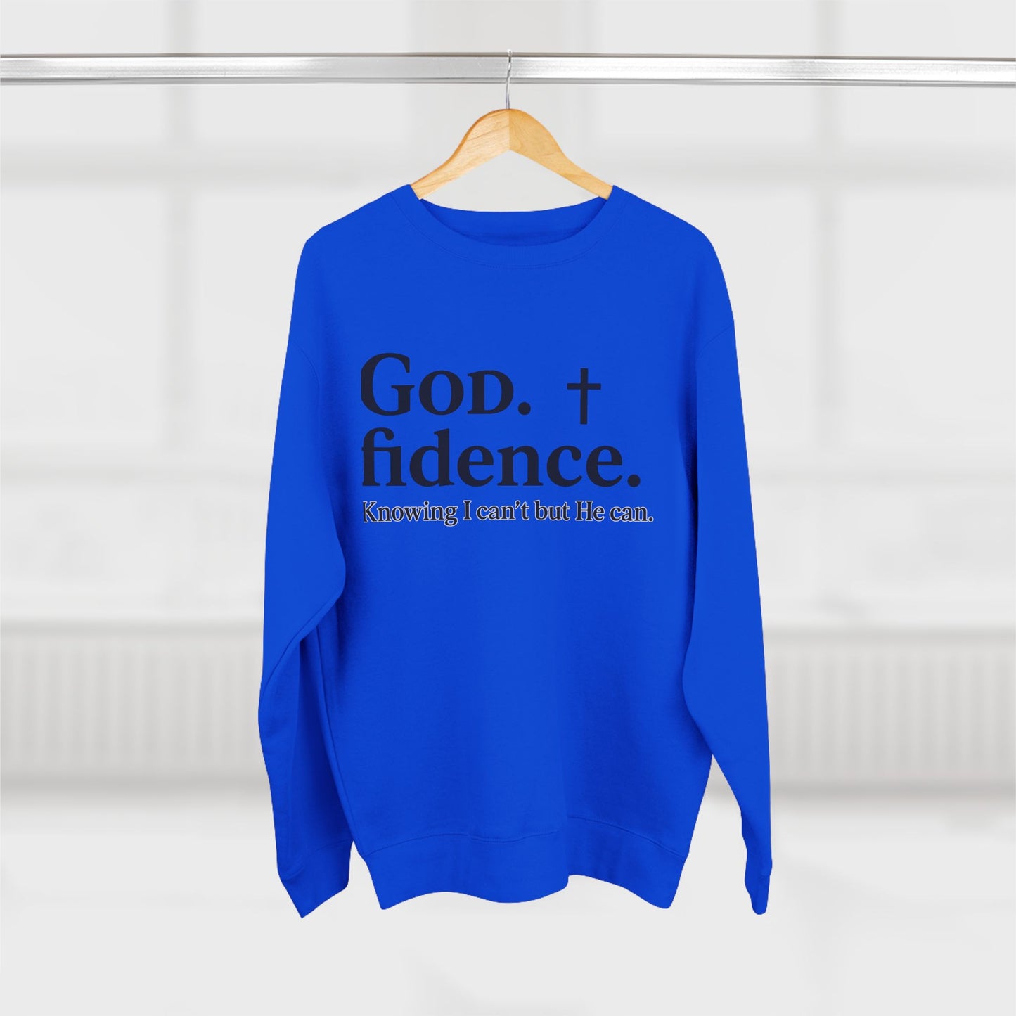 God.fidence Christian Unisex Sweatshirt | Faith Over Fear Unisex Sweatshirt