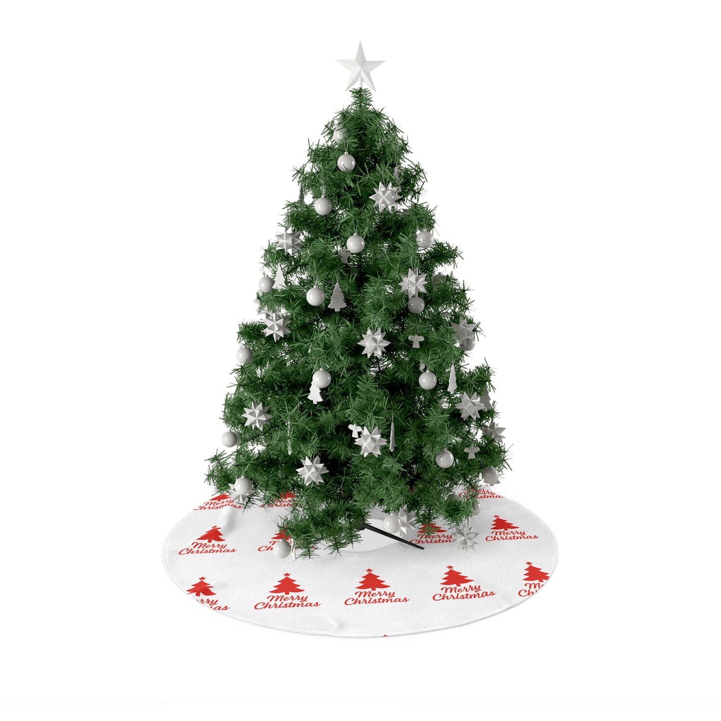 Merry Christmas Tree Skirt - Festive Holiday Decor