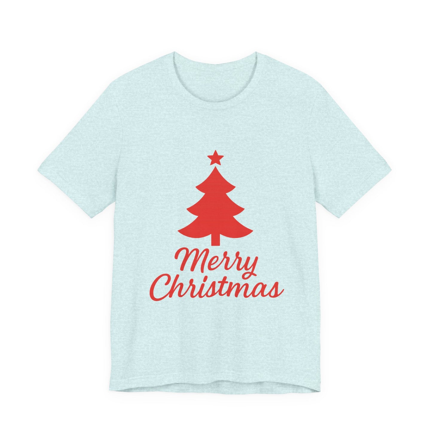 Merry Christmas Unisex Heavy Cotton Tee – Faith-Inspired Holiday Shirt