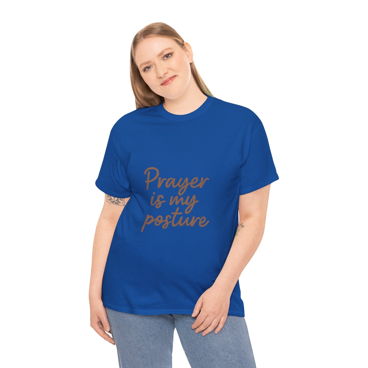Prayer Is My Posture T-Shirt – Faith-Inspired Christian Unisex Tee
