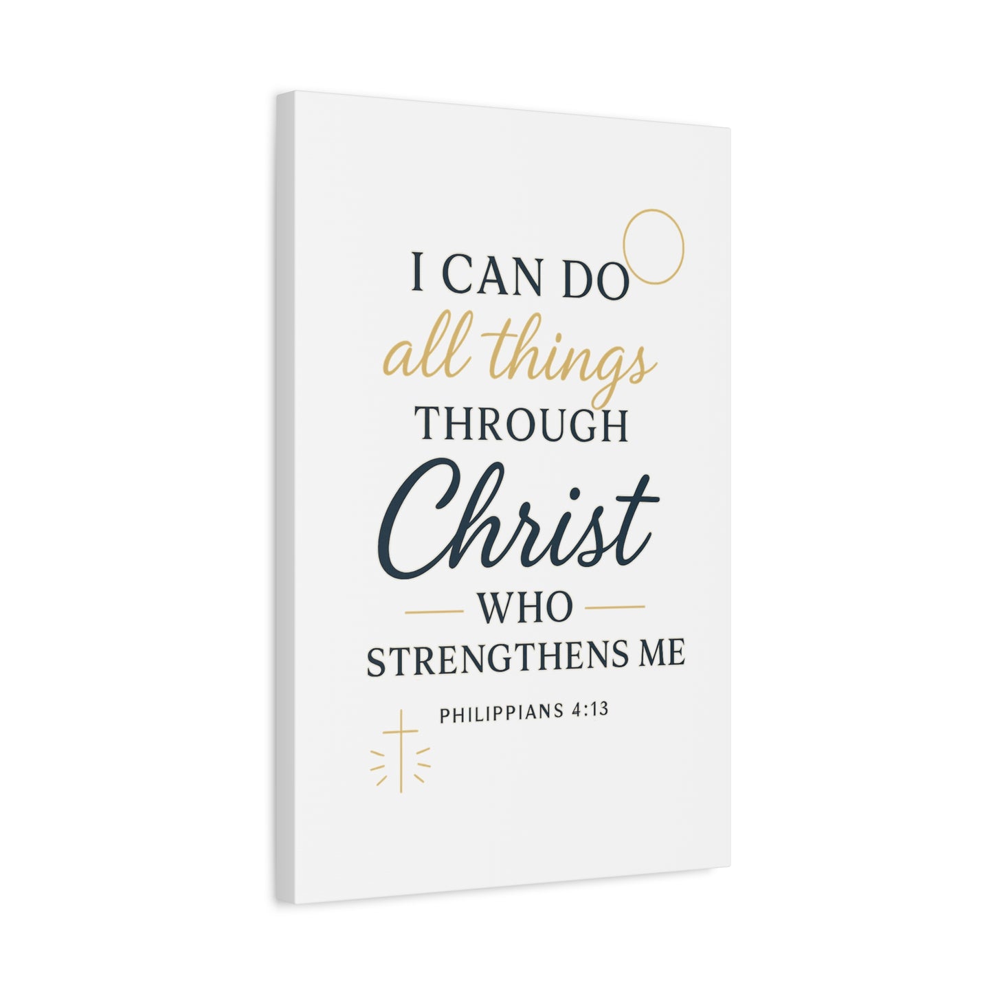 Philippians 4:13 Wall Art | Christian Scripture Home Decor