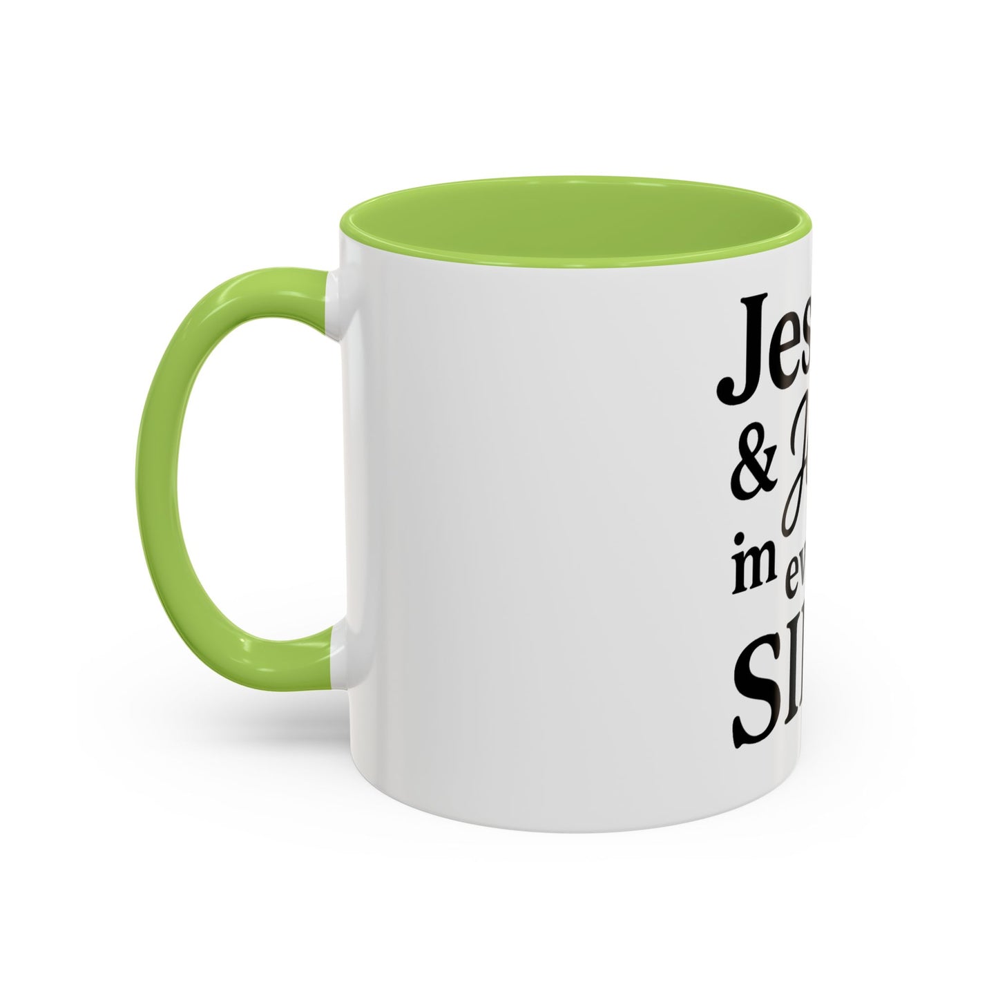 Jesus & Joy in Every Sip Christian Mug – Inspirational Faith Drinkware