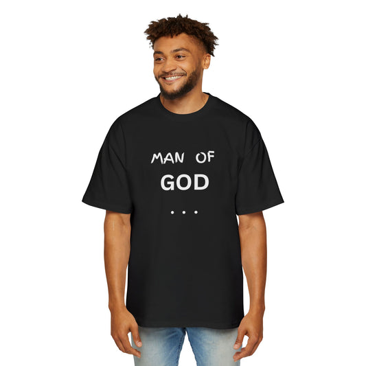 Christian Men’s T-Shirt – Bold “Man of God” Faith Tee