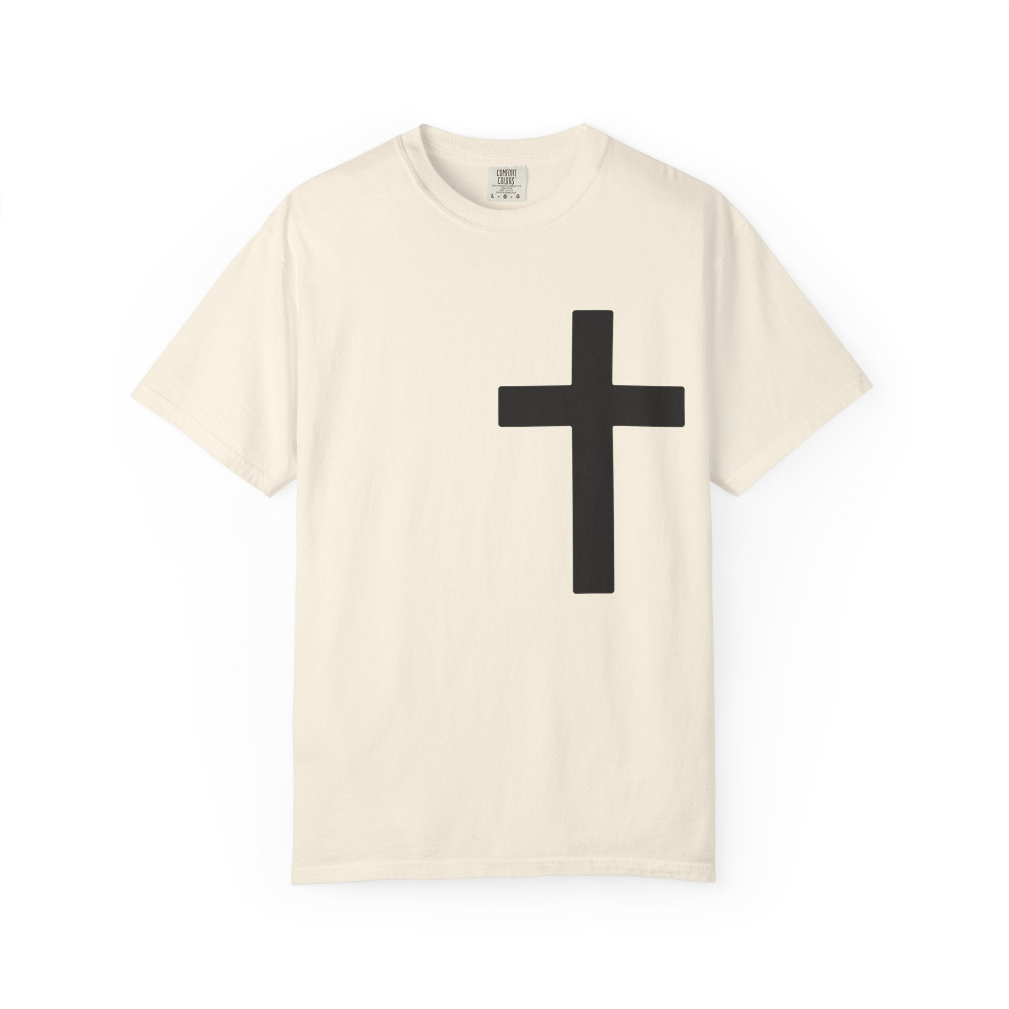 Cross “No Worries God Got Me” Faith Tee – Premium Comfort Colors® Vintage Washed Shirt | Lexad Designs