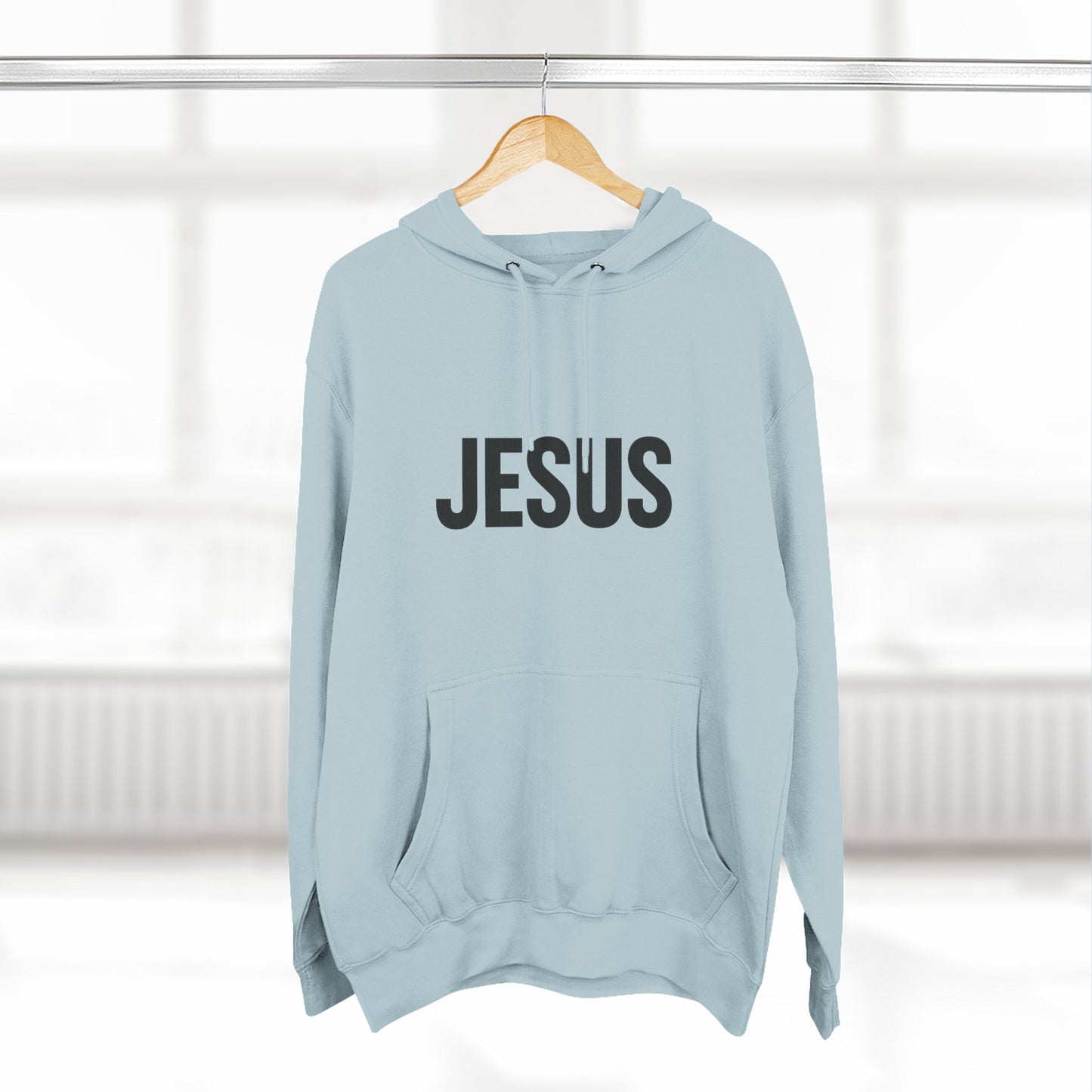 JESUS Unisex Hoodie – Bold Christian Statement Sweatshirt | Faithwear for Everyday Comfort