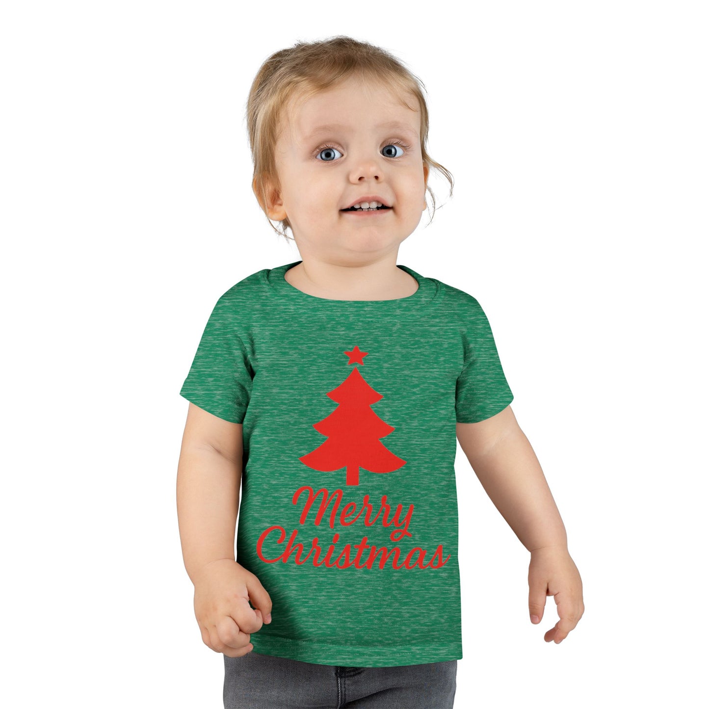 Merry Christmas Toddler T-Shirt – Christian Holiday Tee for Little Ones