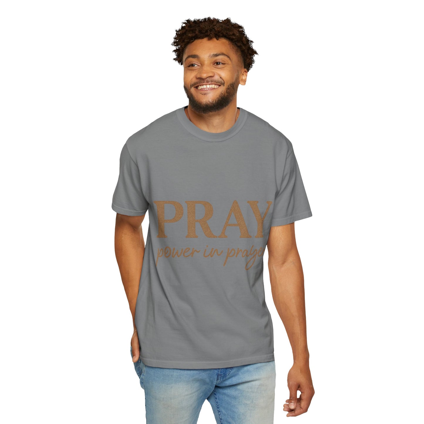 Pray Unisex T-Shirt – Minimal Christian Faith Tee