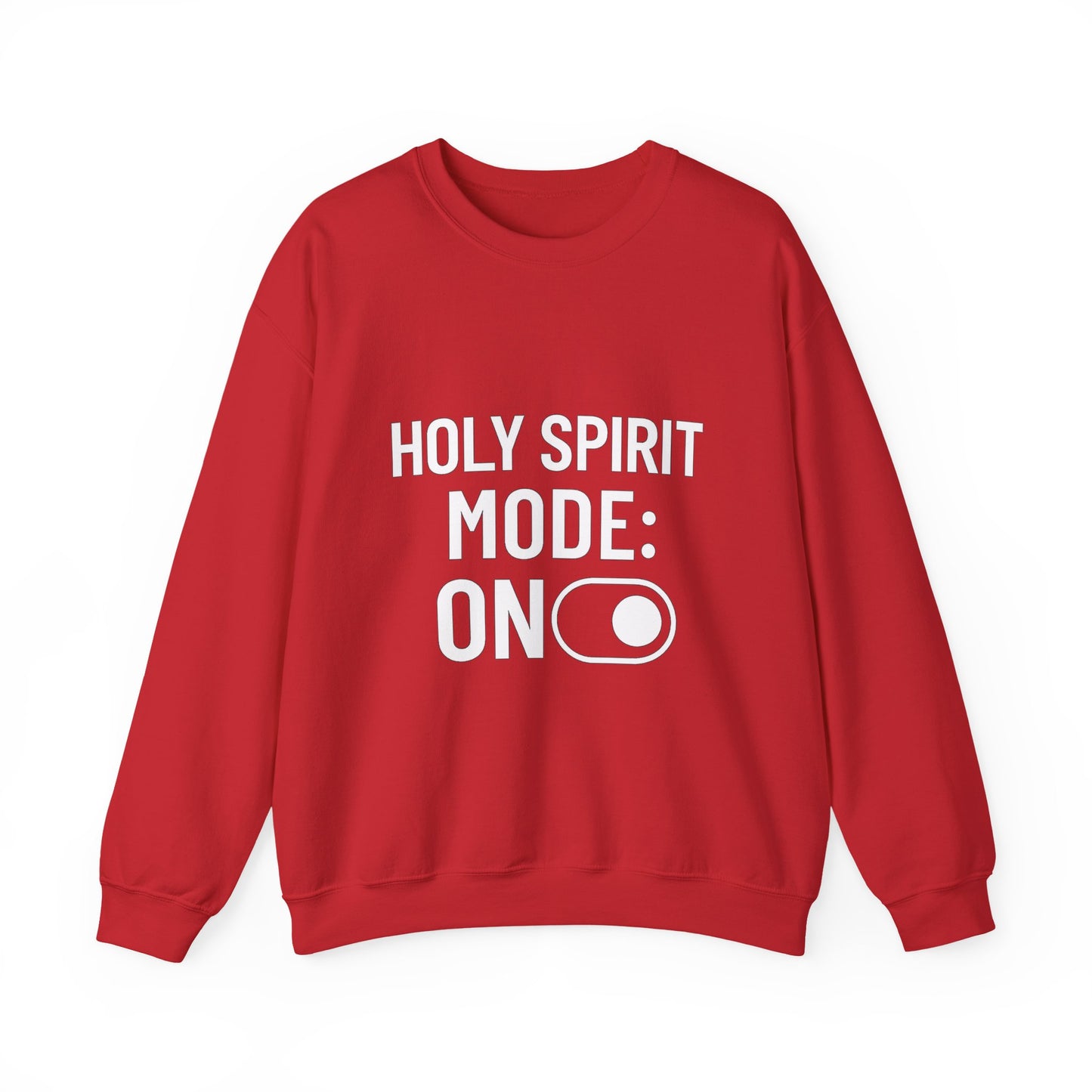 “Holy Spirit Mode: On Sweatshirt – Faith-Filled Christian Hoodie for Men & Women | Spiritual Comfort Wear”