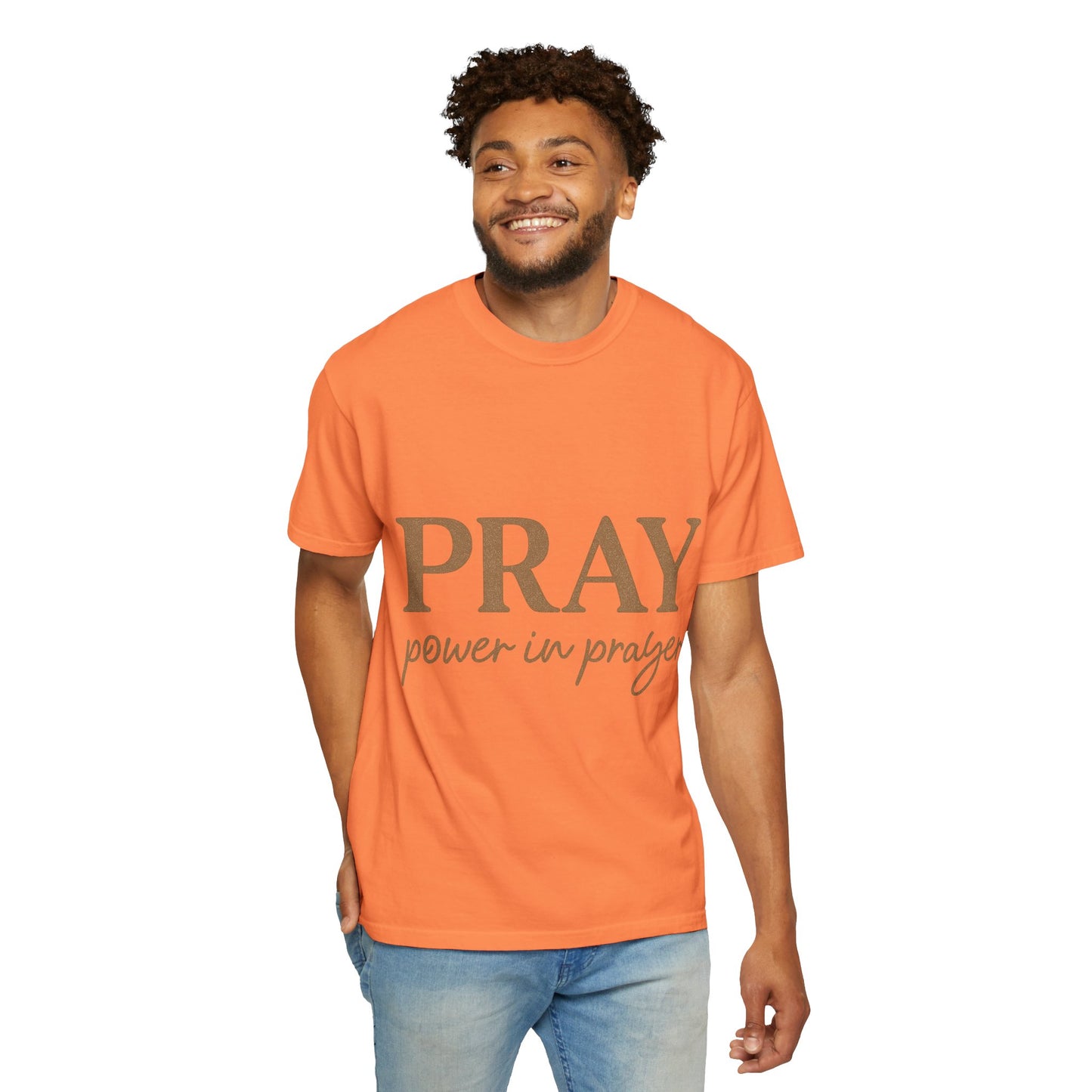 Pray Unisex T-Shirt – Minimal Christian Faith Tee
