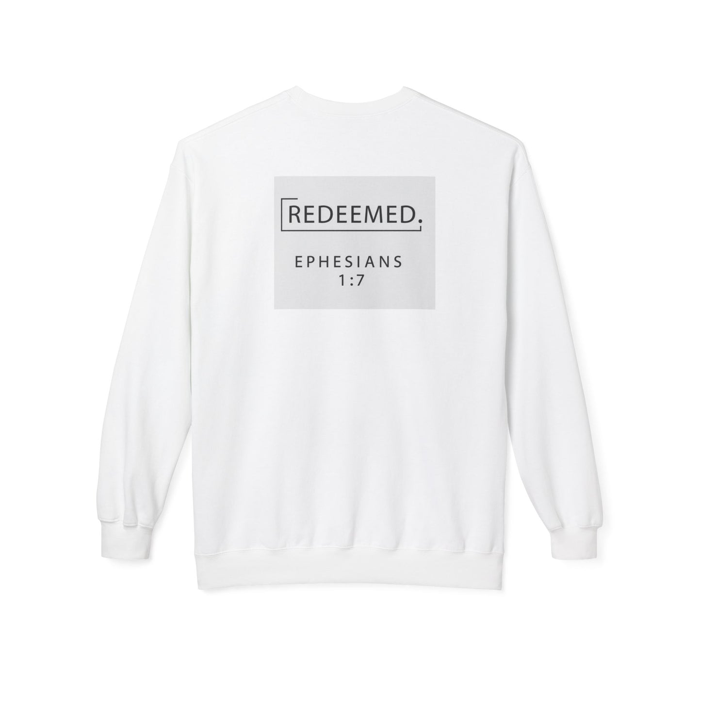 “Redemed” Crewneck Sweatshirt – Unisex Christian Apparel