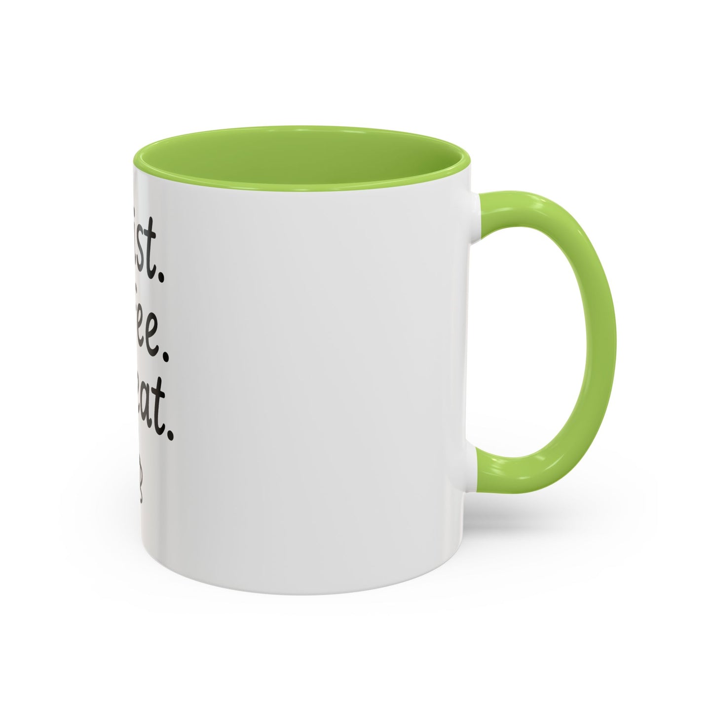 Christ Coffee Repeat Accent Mug | Christian Coffee Cup | 11oz