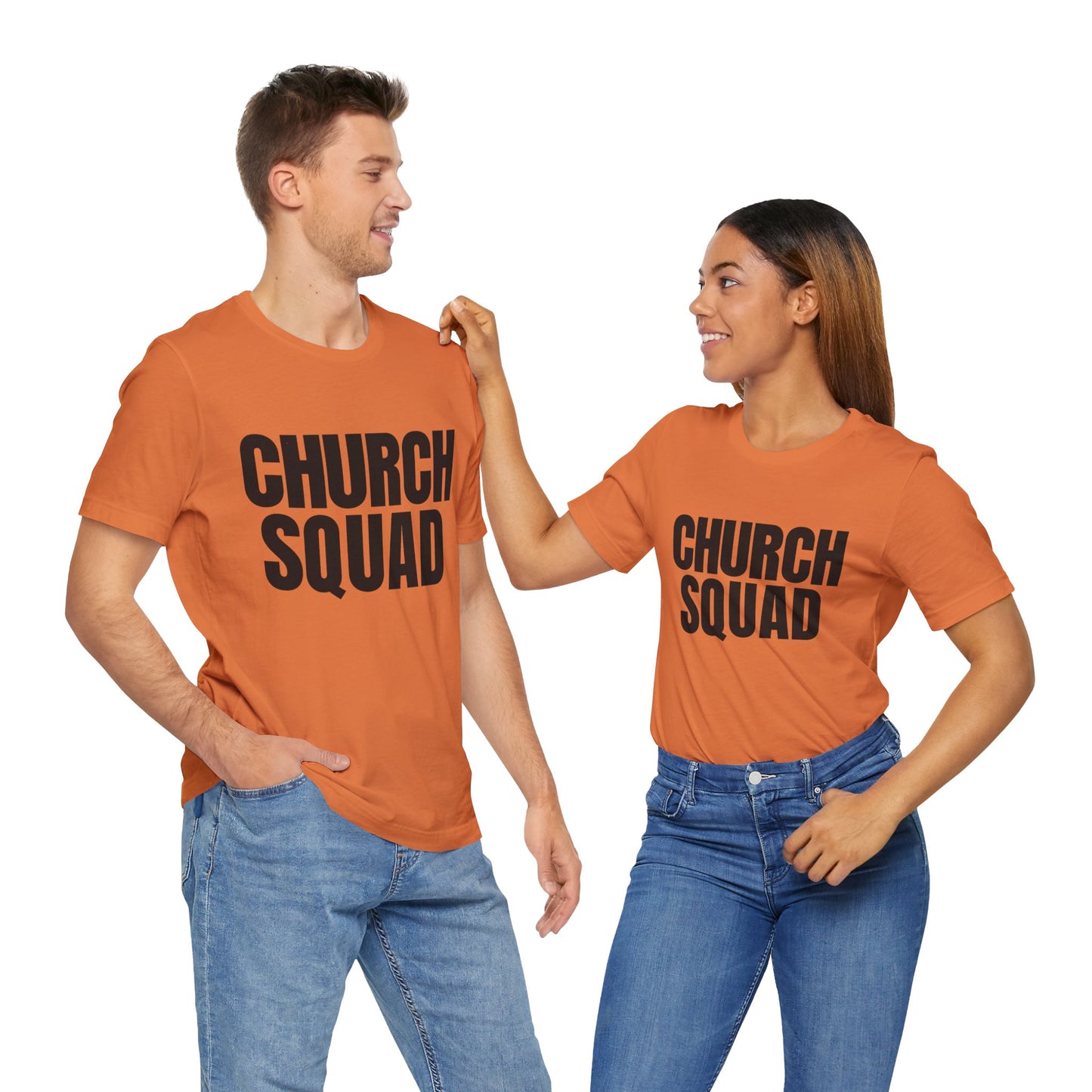 Church Squad Unisex Tee, Christian Apparel, Group Outing Shirt, Faith-Based Gift, Church Events Clothing