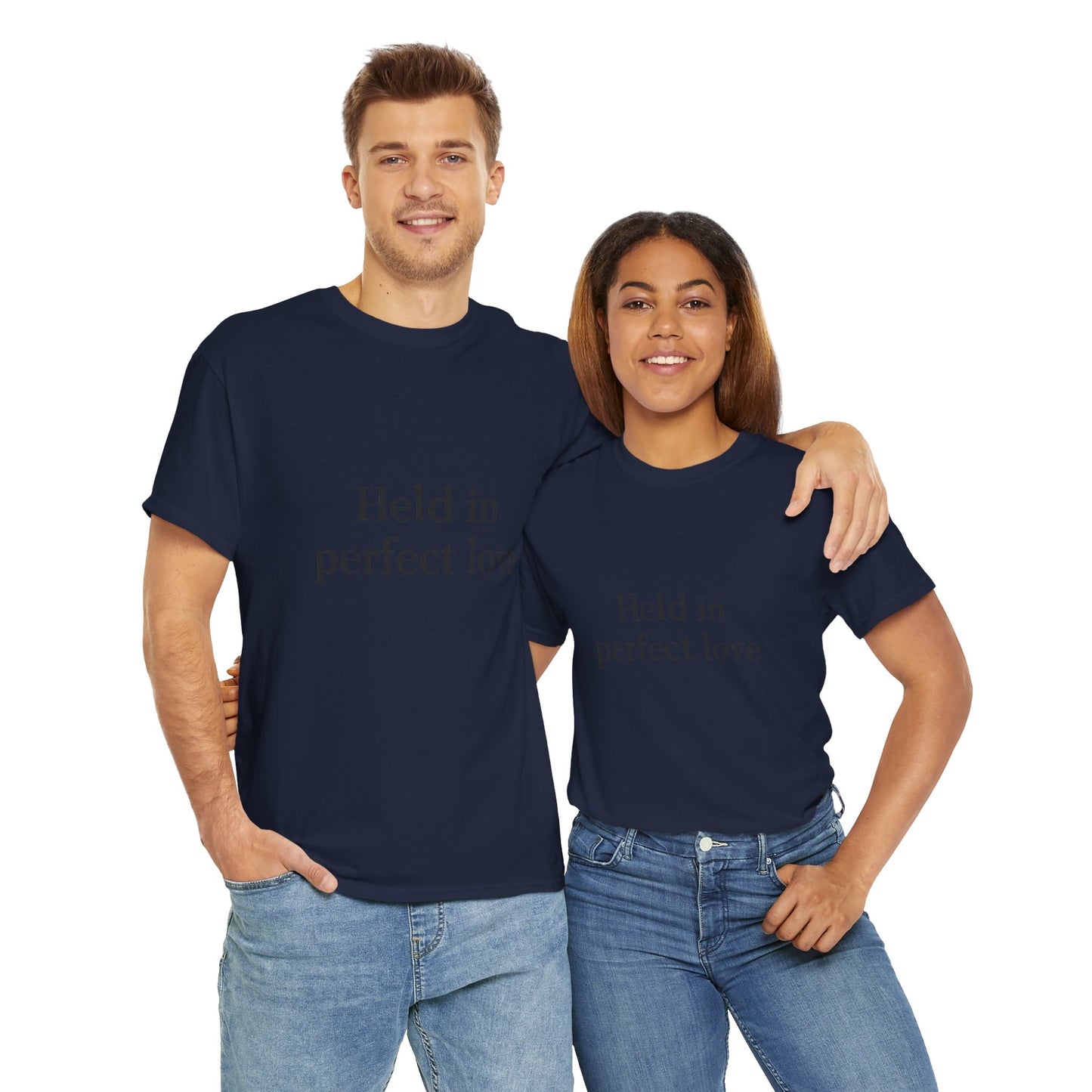 Held in Perfect Love T-Shirt – Christian Faith & Peace Unisex Tee