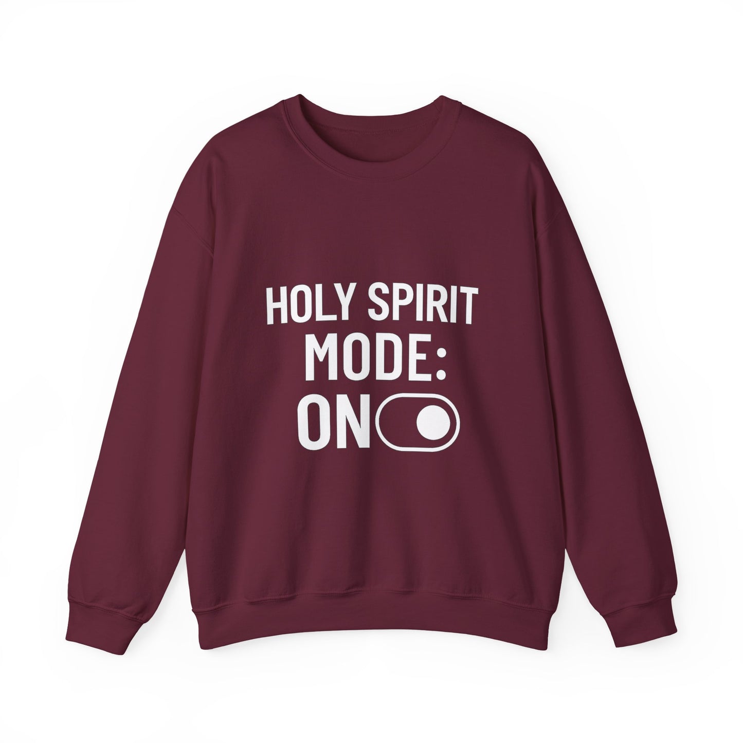 “Holy Spirit Mode: On Sweatshirt – Faith-Filled Christian Hoodie for Men & Women | Spiritual Comfort Wear”