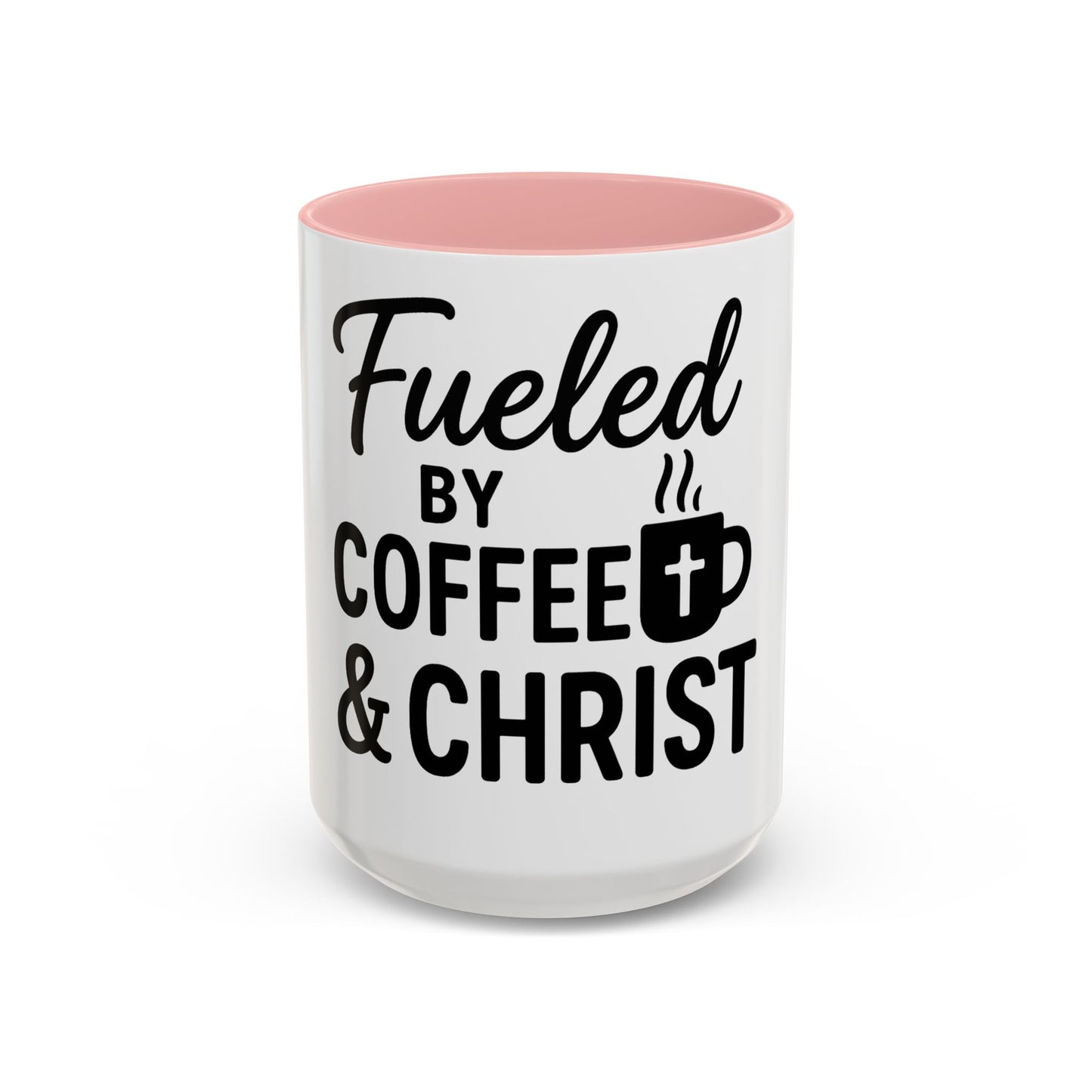 Fueled by Coffee & Christ Christian Mug – Inspirational Morning Cup