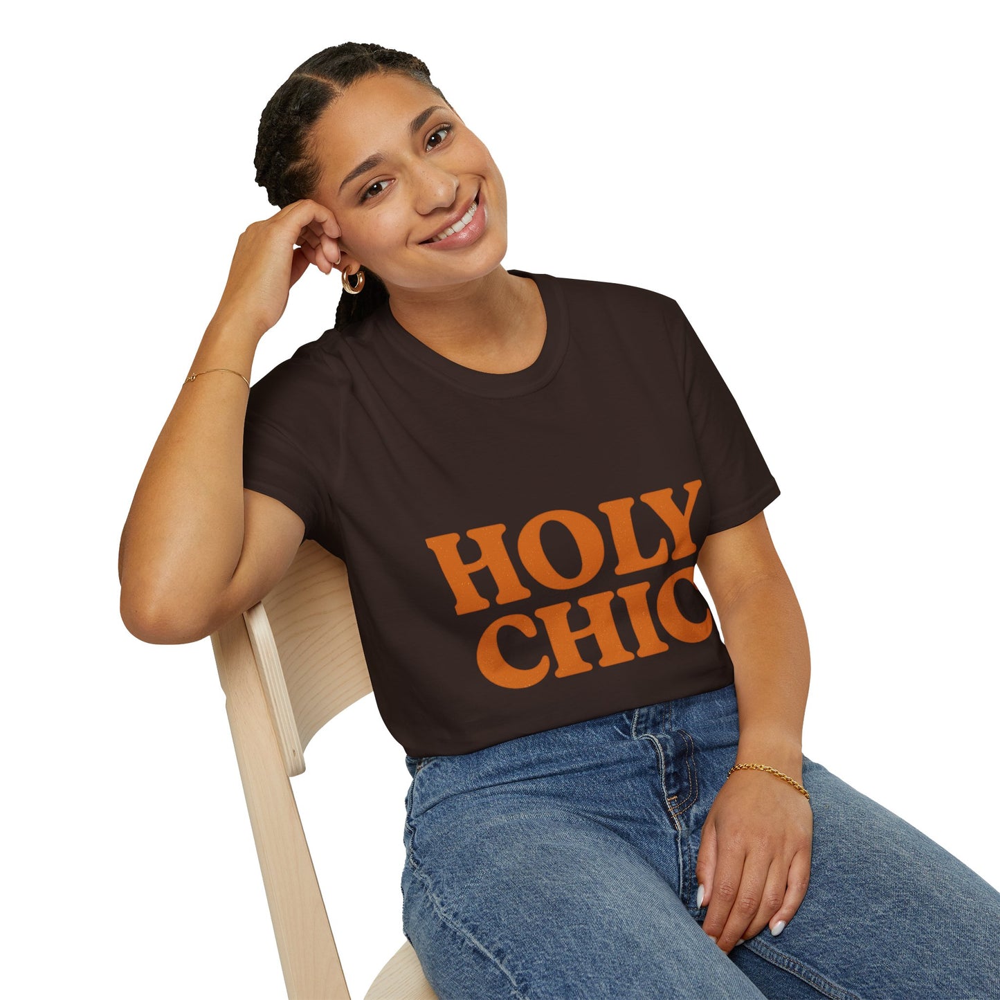 Holy Chic Christian T-Shirt – Softstyle Faith & Fashion Tee for Women.