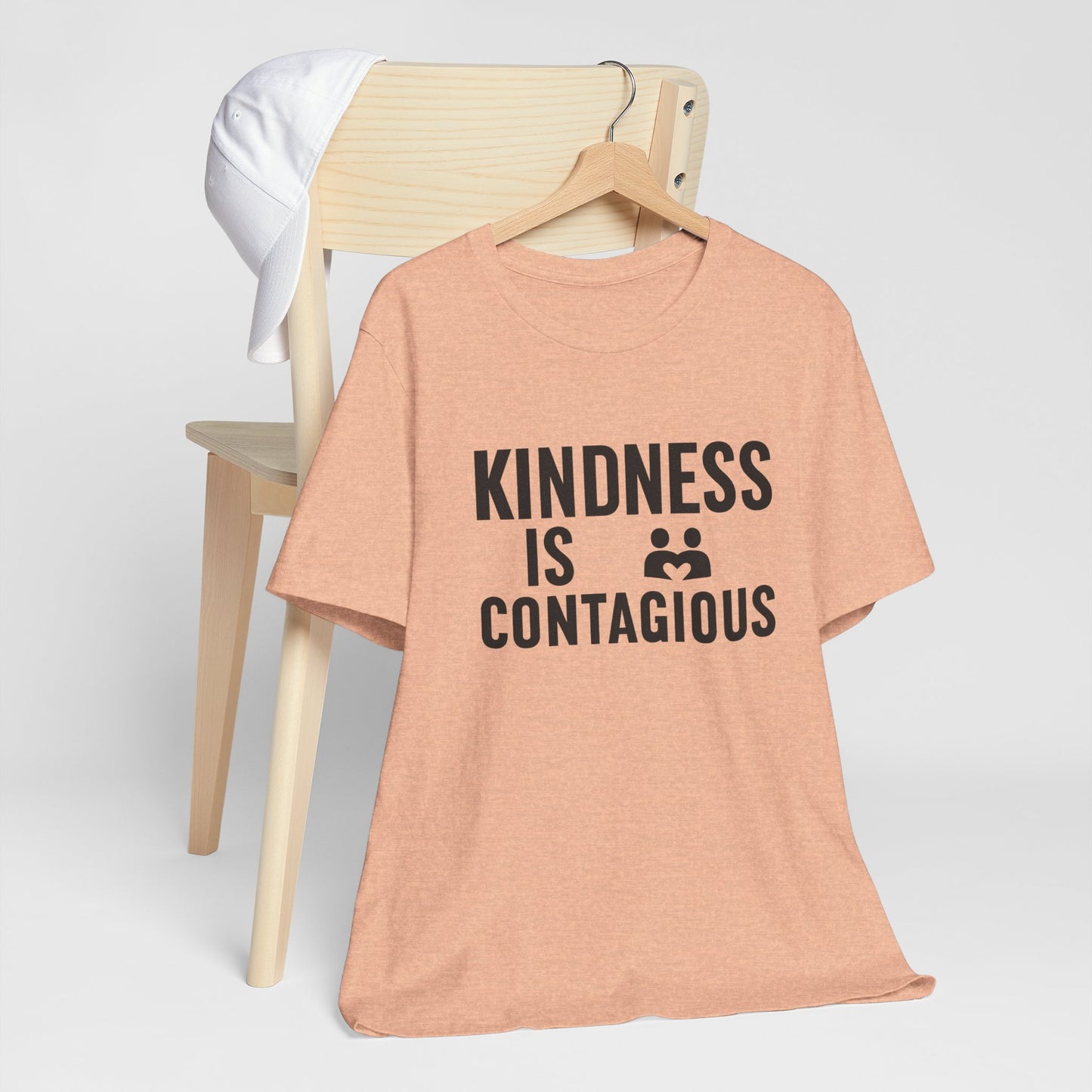 Kindness is Contagious Unisex T-Shirt | Soft Jersey Short Sleeve