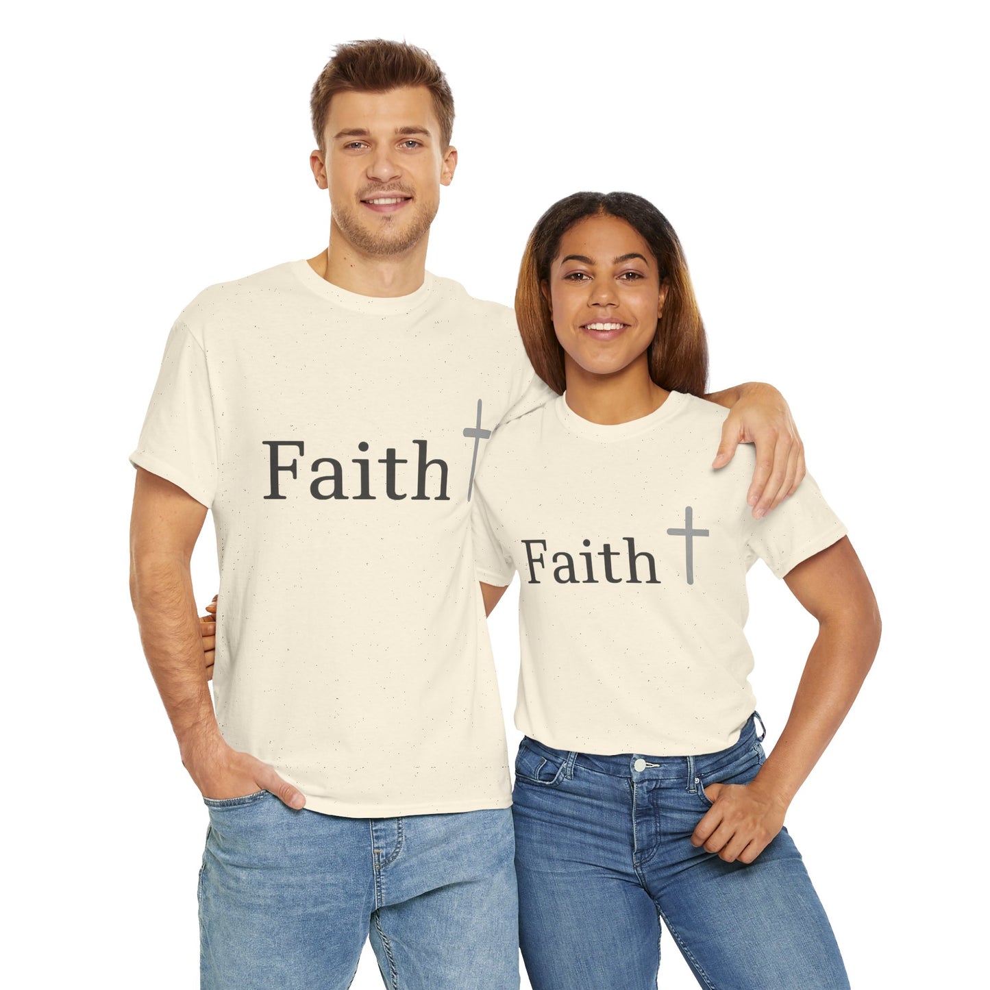 Faith T-Shirt – Christian Unisex Tee with Bold Spiritual Message