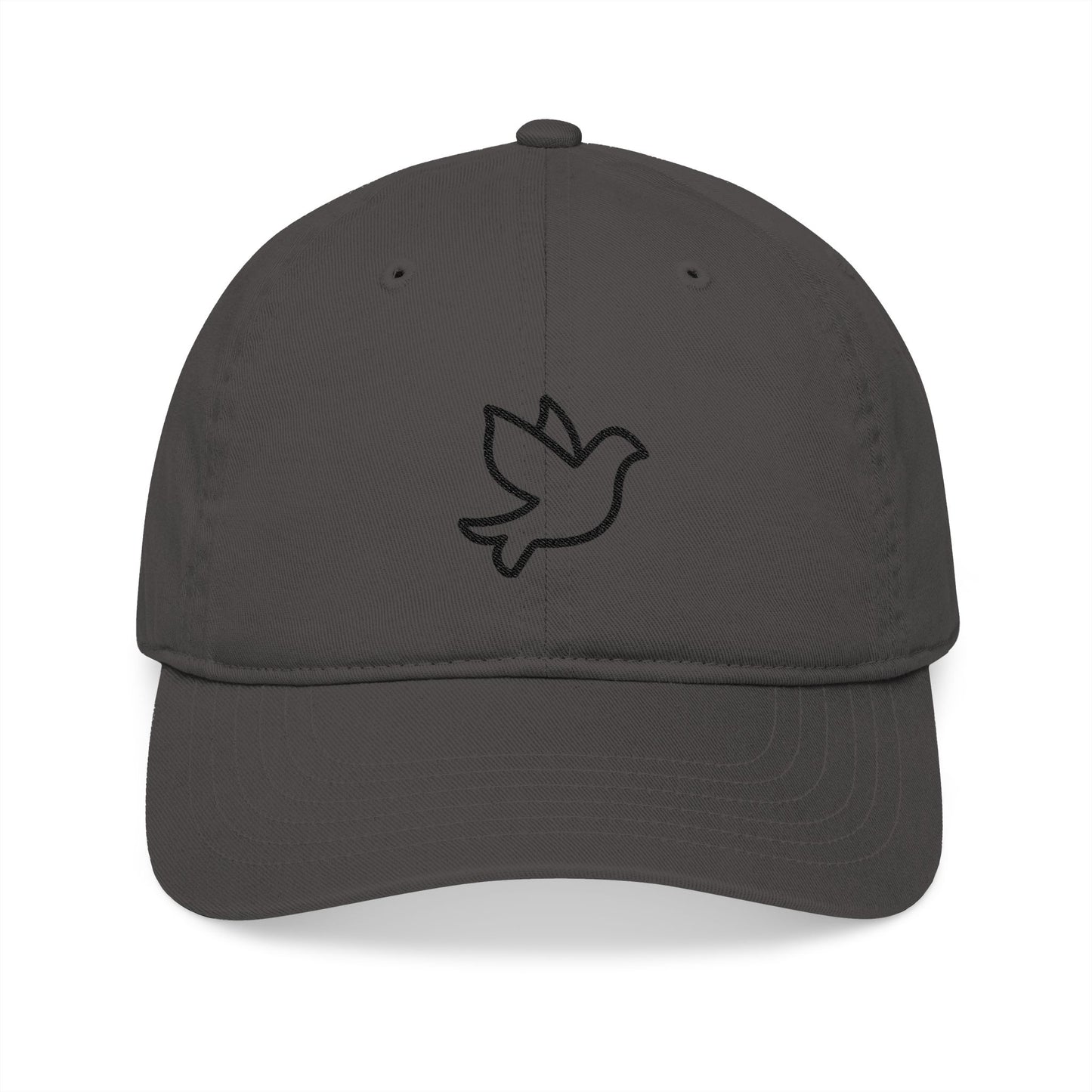 Organic Dove Baseball Hat – Christian Symbol of Peace & Faith.