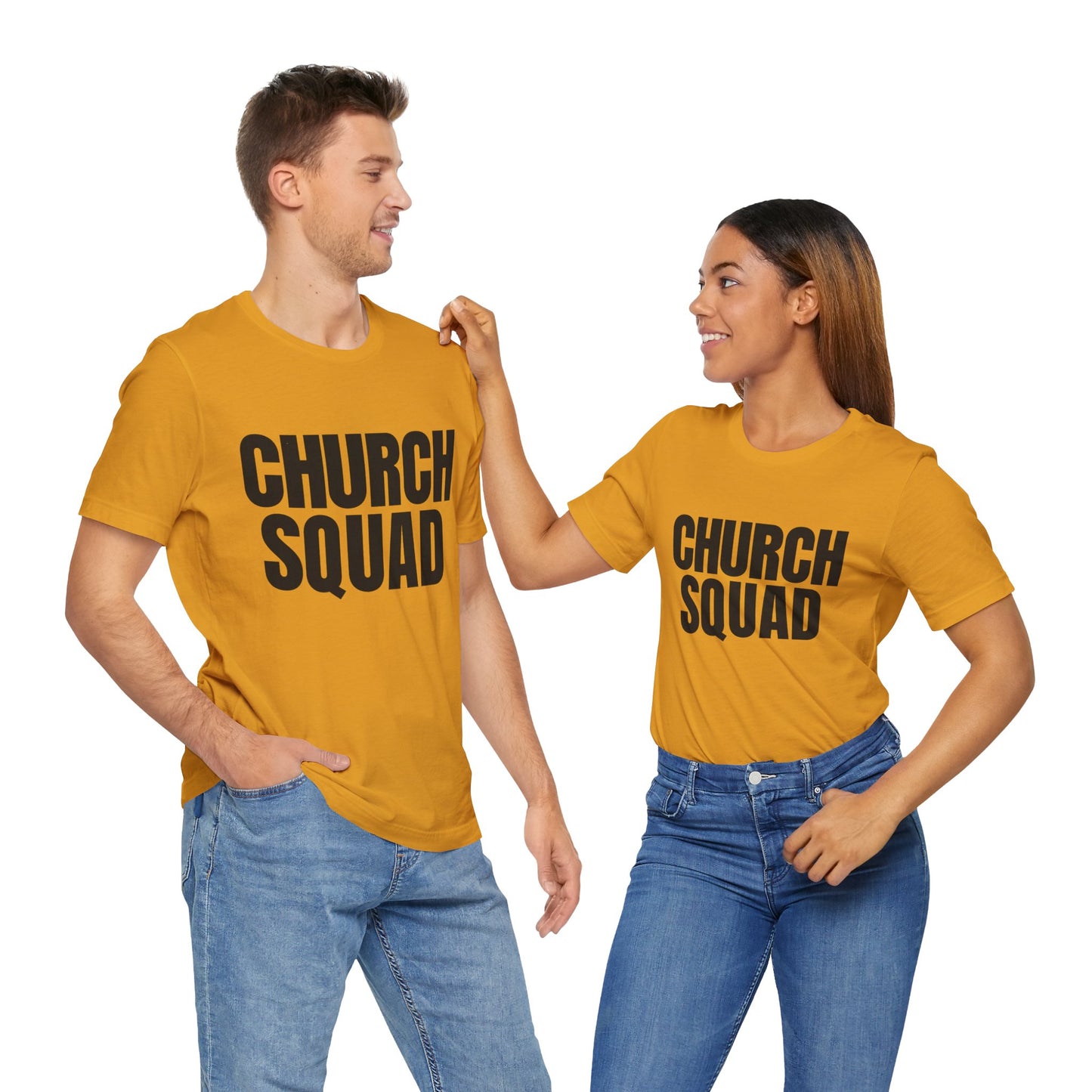 Church Squad Unisex Tee, Christian Apparel, Group Outing Shirt, Faith-Based Gift, Church Events Clothing