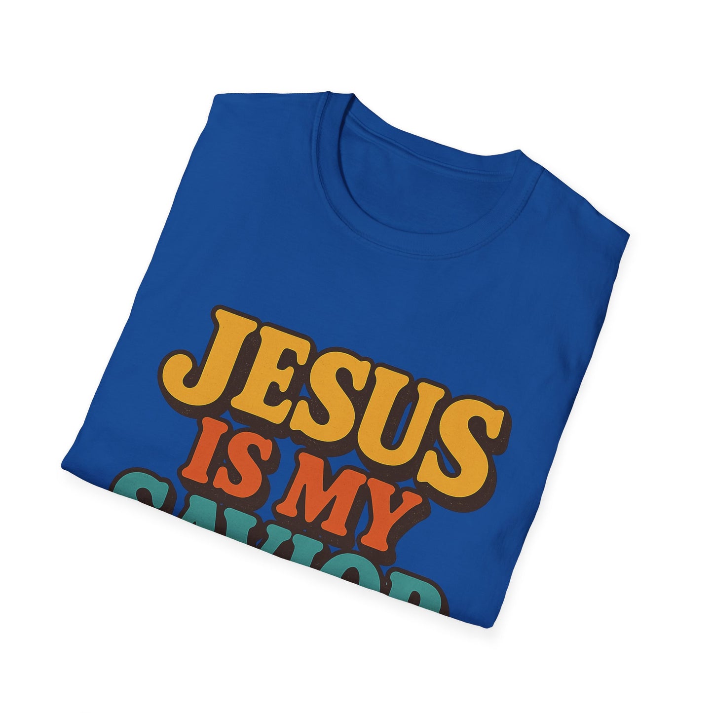 Jesus Is My Saviour Softstyle Christian Tee | Faith T-Shirt for Men & Women.