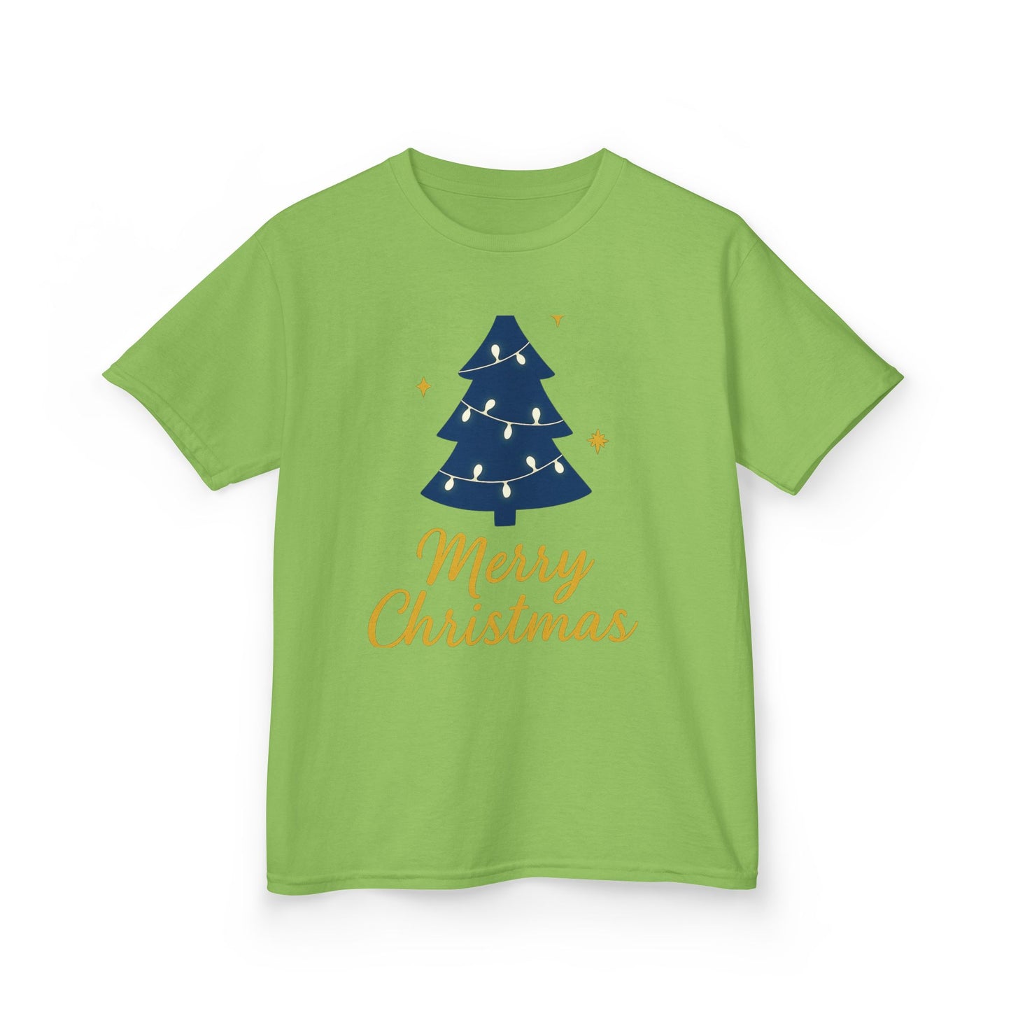 Merry Christmas Kids Heavy Cotton Tee – Christian Holiday Shirt for Children