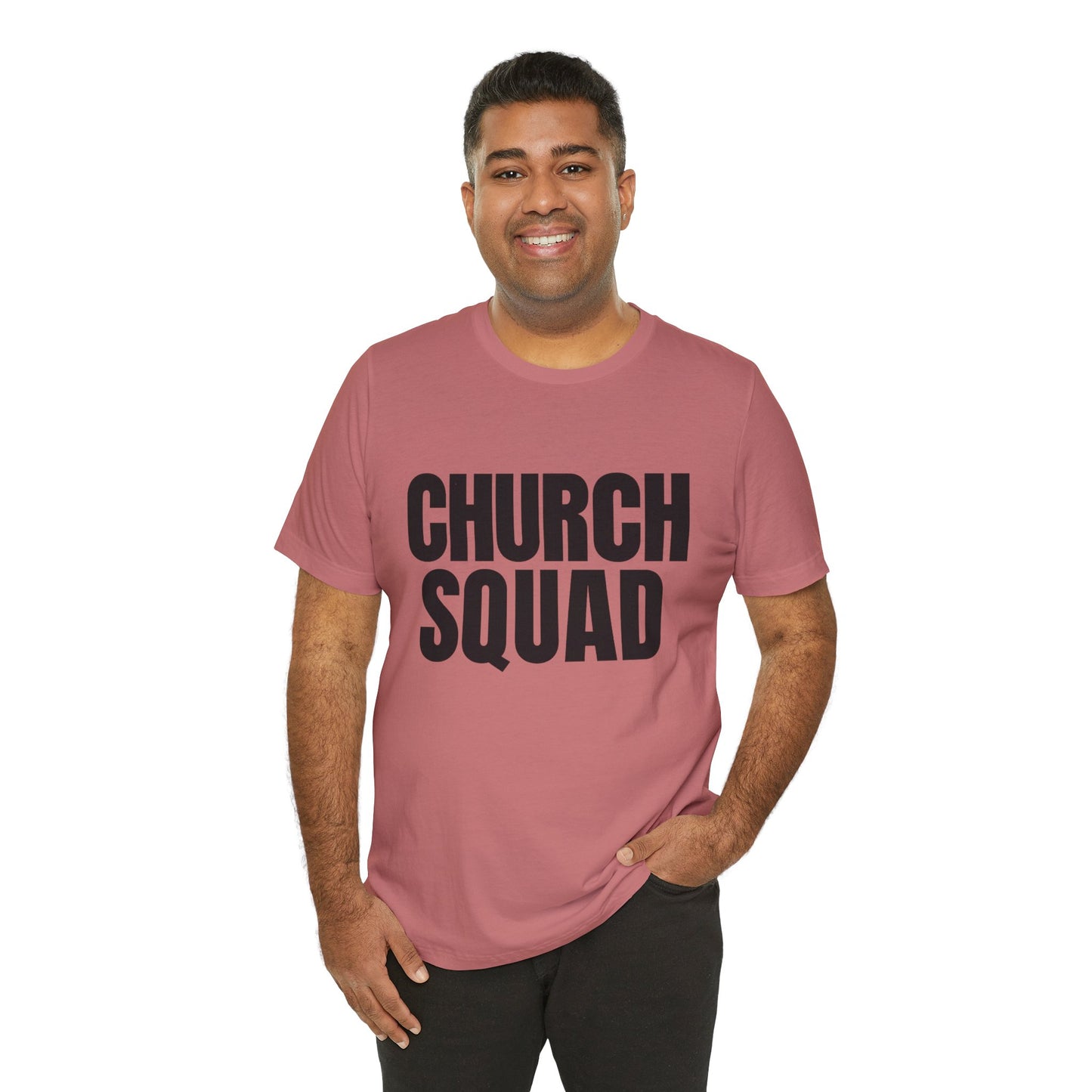 Church Squad Unisex Tee, Christian Apparel, Group Outing Shirt, Faith-Based Gift, Church Events Clothing
