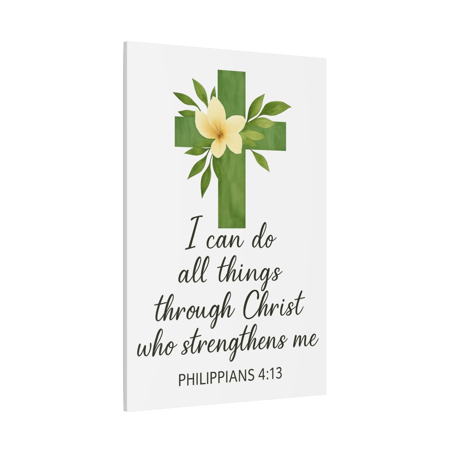 Philippians 4:13 Wall Art | Christian Scripture Home Decor