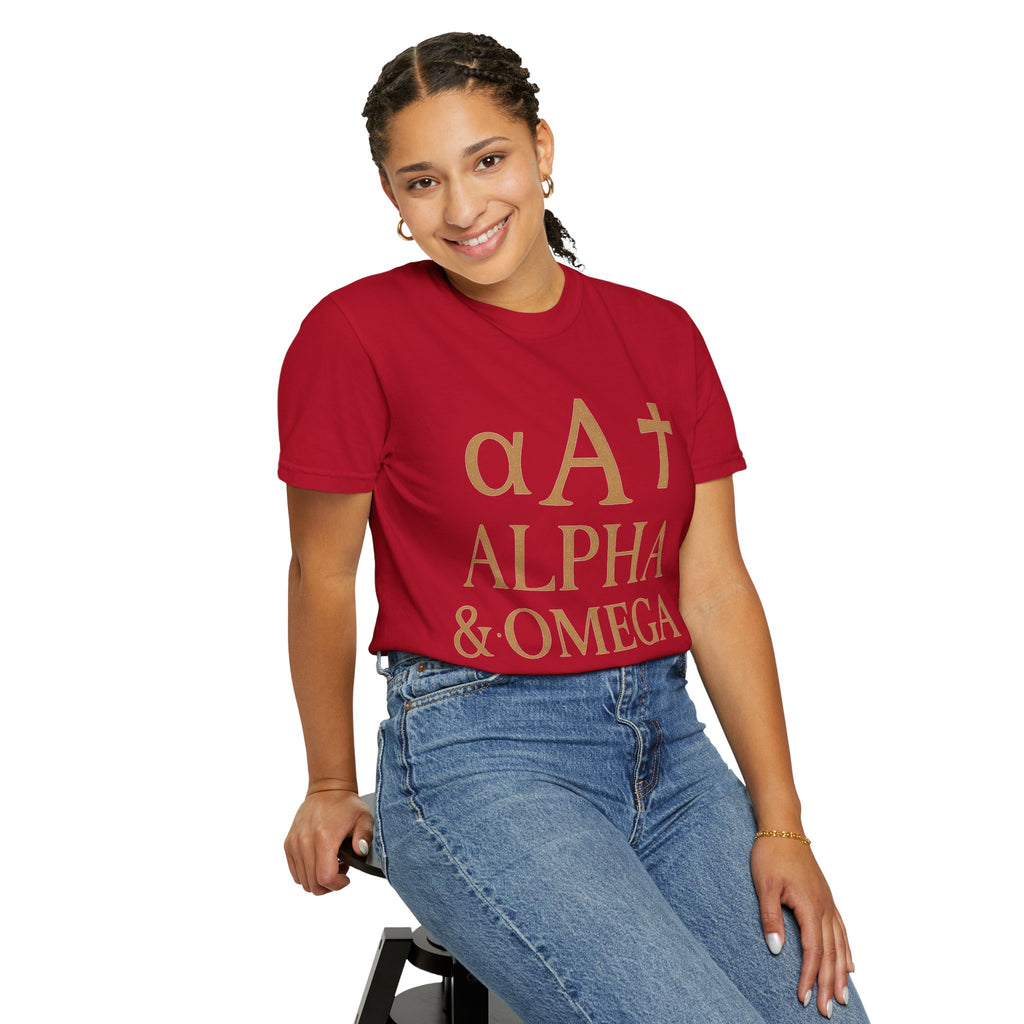 Alpha and Omega Revelation 22:13 Christian Unisex T-Shirt