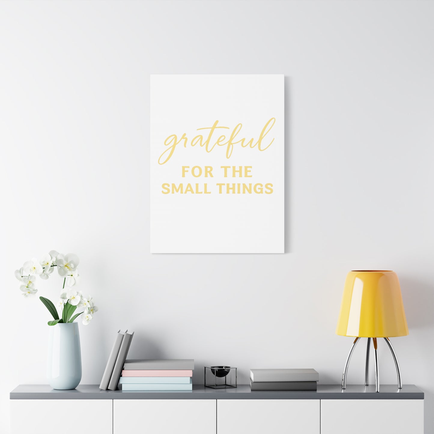Grateful Wall Art | Inspirational Christian Home Decor - Matte Canvas, Stretched, 1.25"