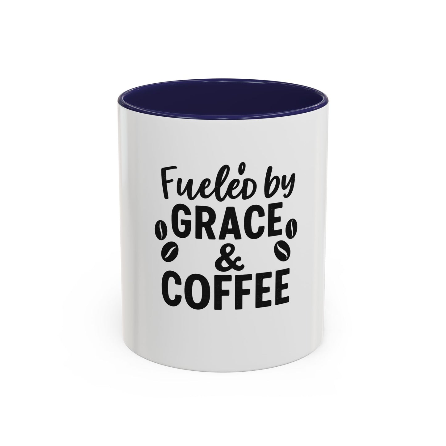 Fueled by Grace & Coffee Mug – Faith & Motivation
