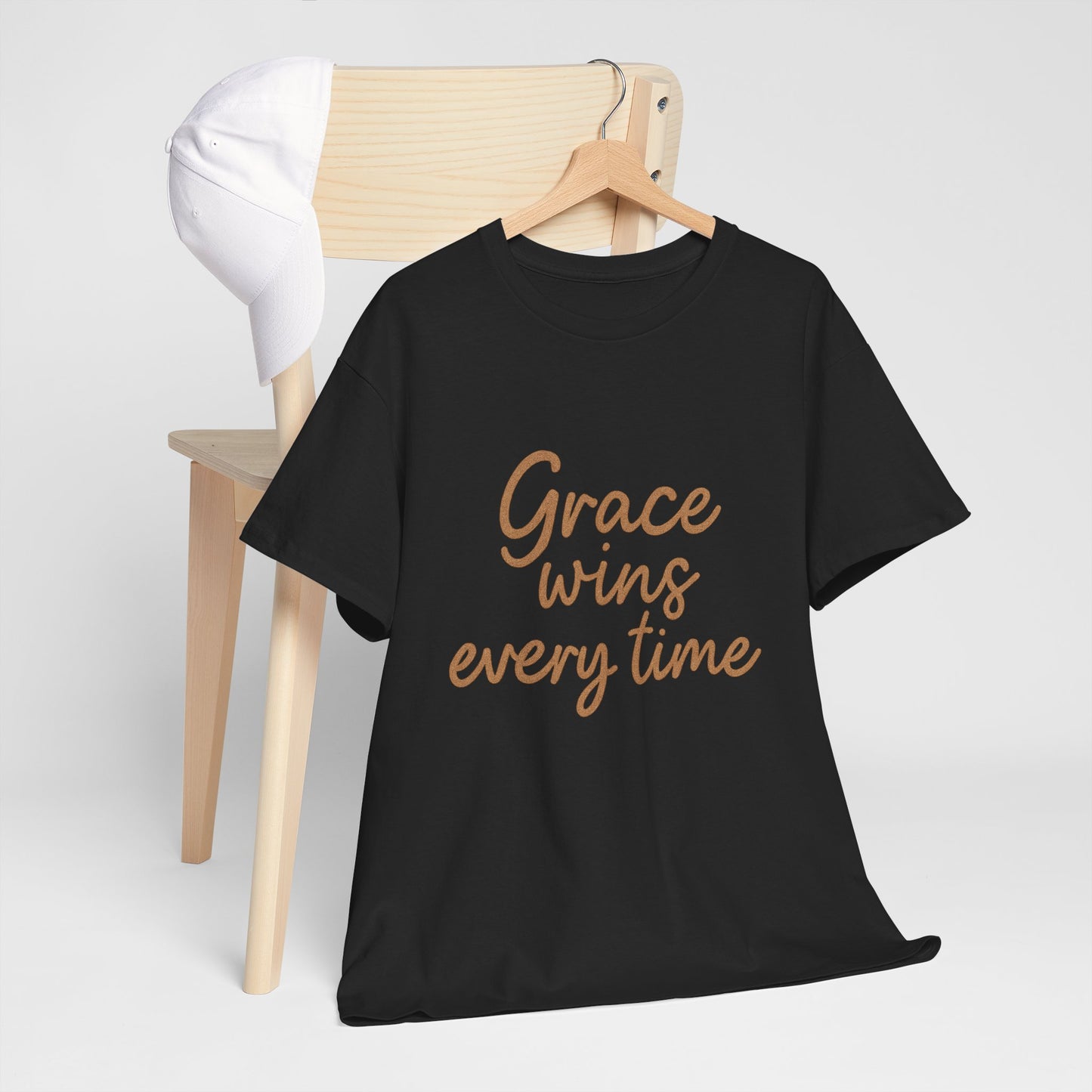 Grace Wins Every Time T-Shirt – Inspirational Christian Unisex Tee