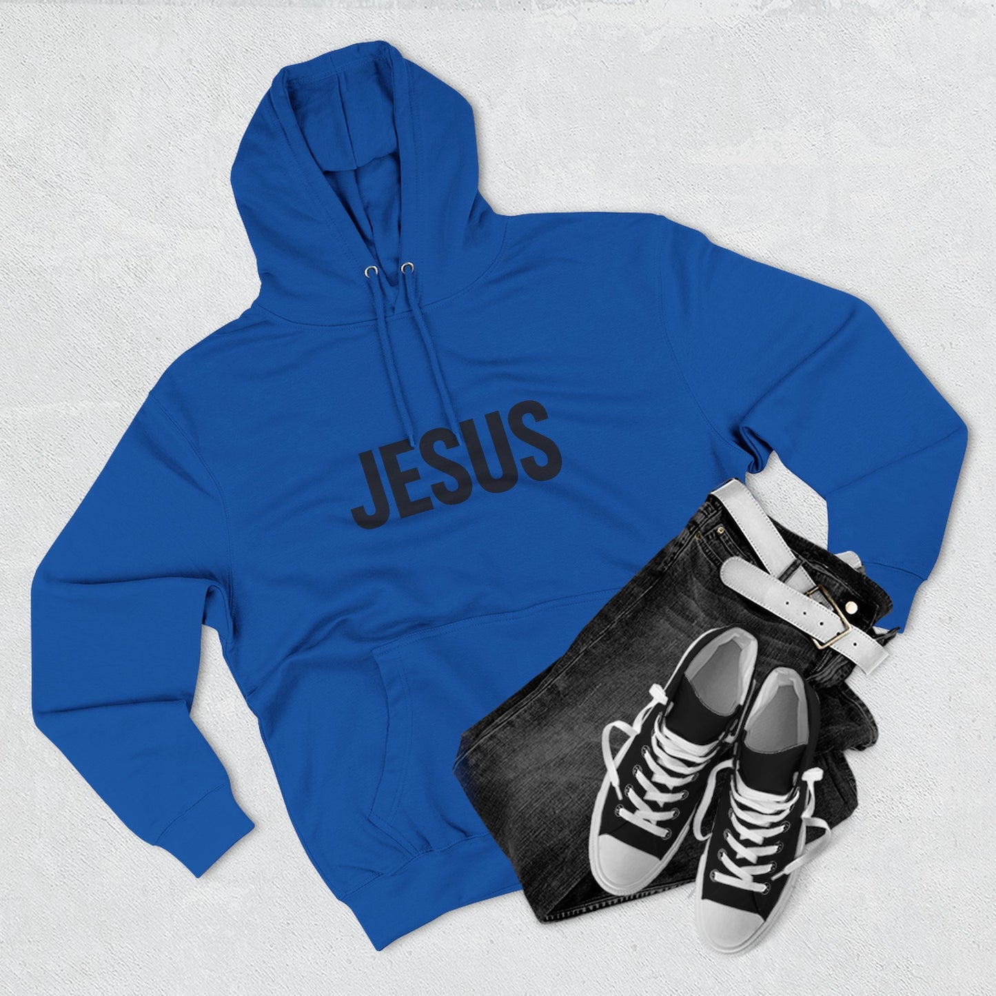 JESUS Unisex Hoodie – Bold Christian Statement Sweatshirt | Faithwear for Everyday Comfort