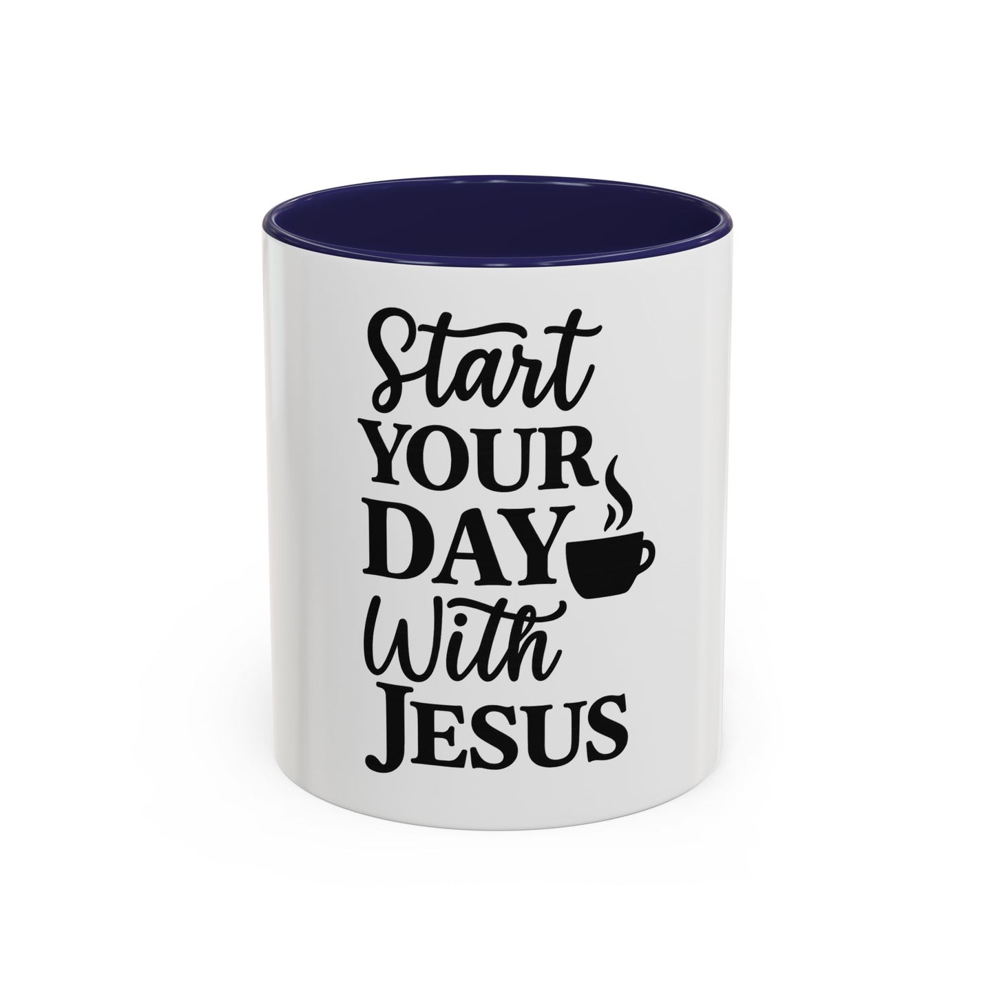 Christian Coffee Mug – Start Your Day with Jesus