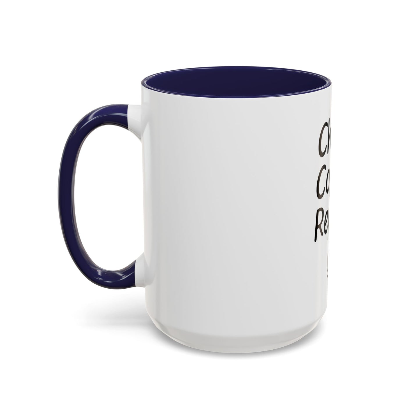 Christ Coffee Repeat Accent Mug | Christian Coffee Cup | 11oz