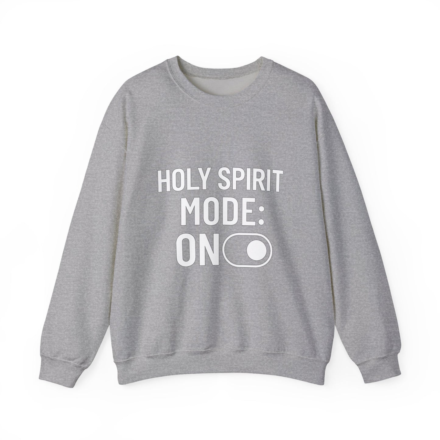 “Holy Spirit Mode: On Sweatshirt – Faith-Filled Christian Hoodie for Men & Women | Spiritual Comfort Wear”