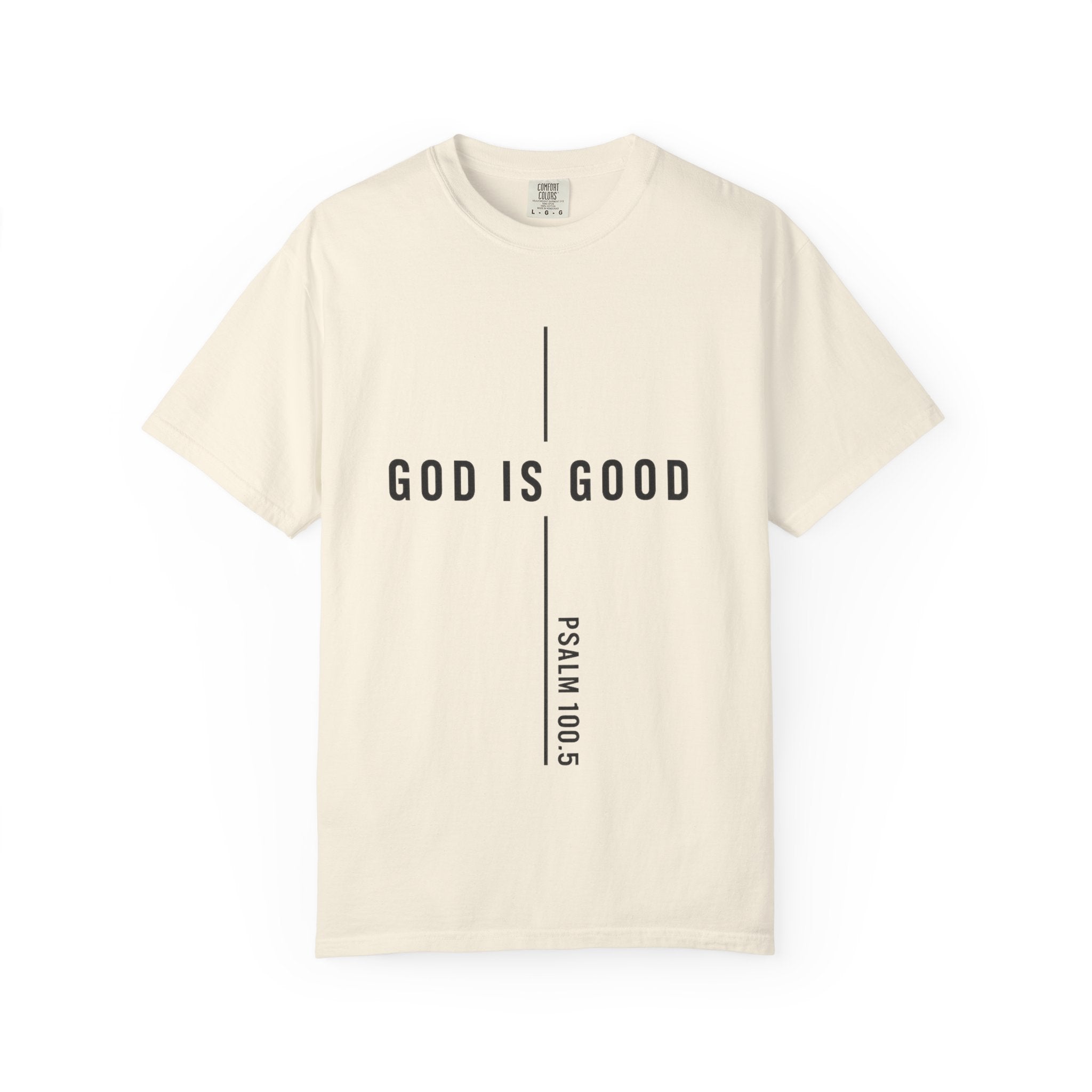 God Is Good – Psalm 100:5” Faith Tee – Premium Comfort Colors® Vintage Christian Shirt | Lexad Designs