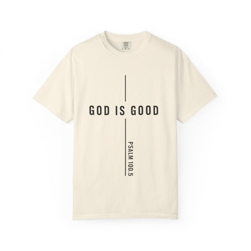 God Is Good – Psalm 100:5” Faith Tee – Premium Comfort Colors® Vintage Christian Shirt | Lexad Designs