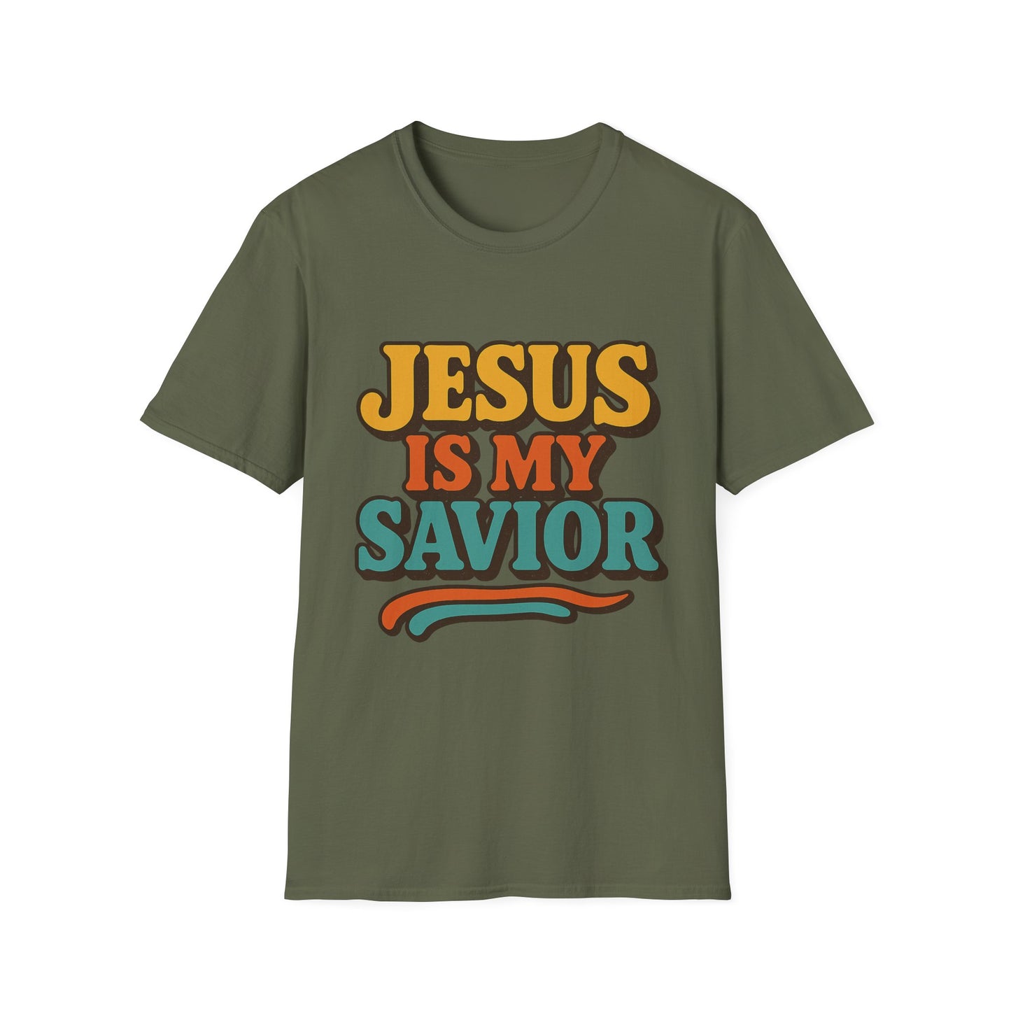Jesus Is My Saviour Softstyle Christian Tee | Faith T-Shirt for Men & Women.