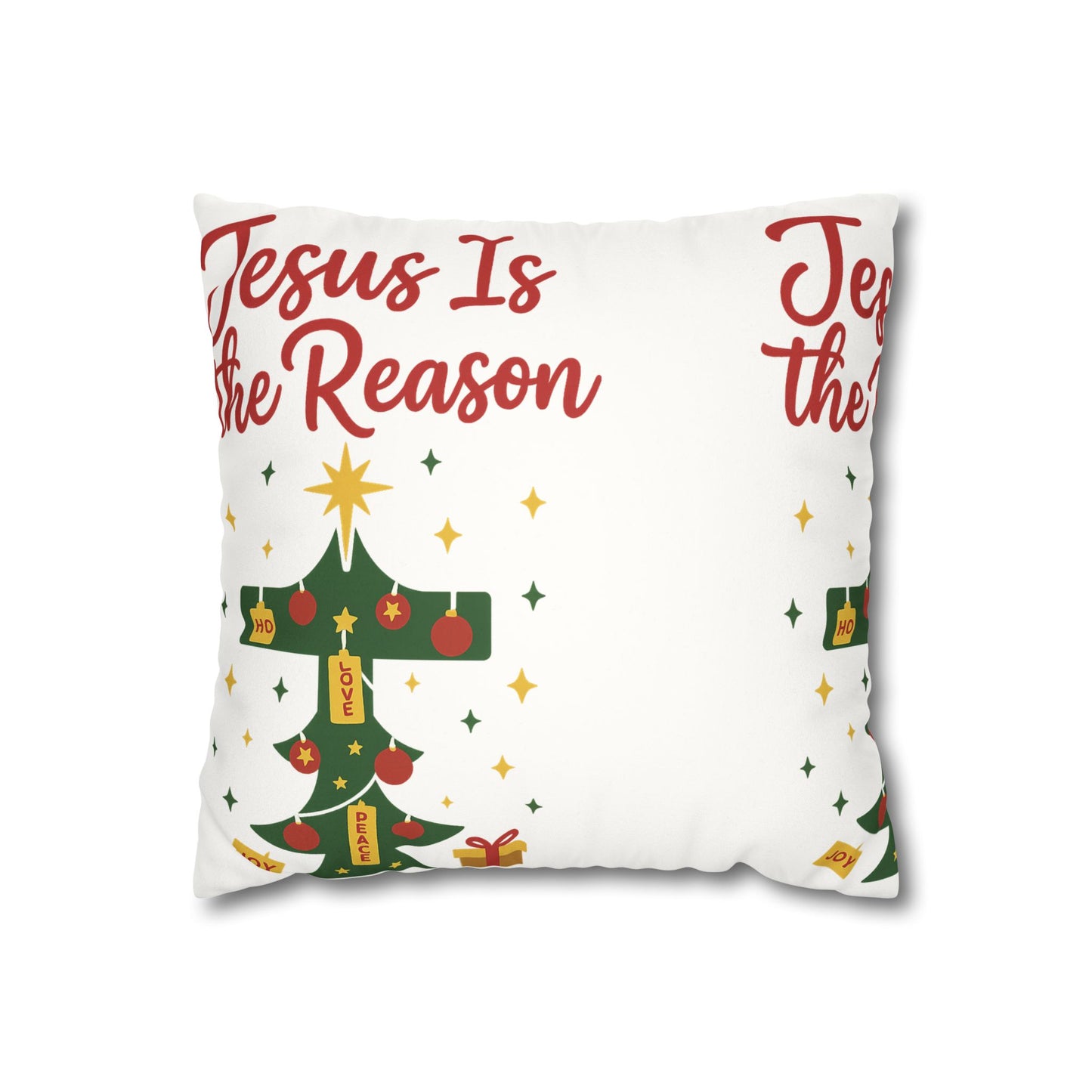 Christmas Decorative Pillowcase - Jesus Is the Reason