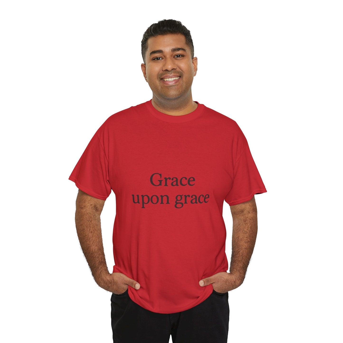 Grace Upon Grace T-Shirt – Elegant Christian Faith Unisex Tee