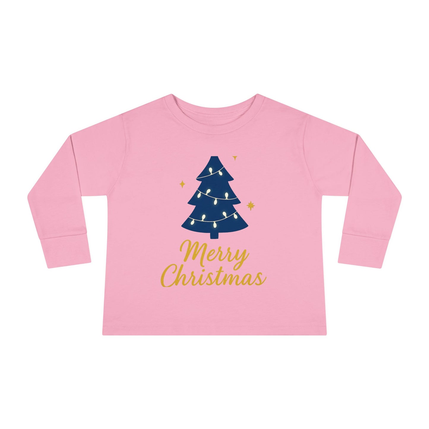 Merry Christmas Toddler Long Sleeve Tee
