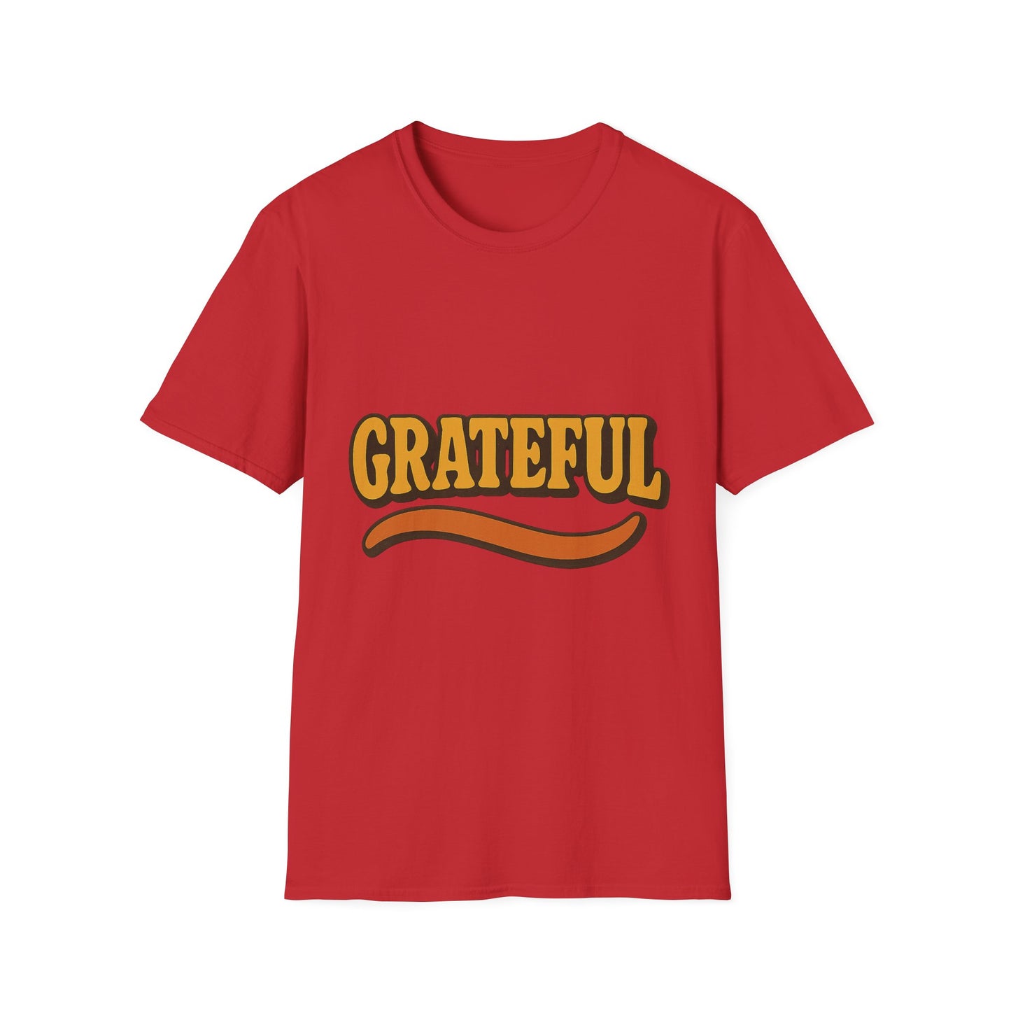Grateful Softstyle Christian T-Shirt – Faith-Inspired Affirmation Tee for Women & Men