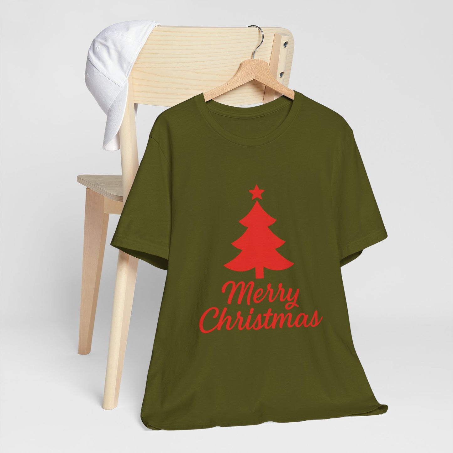 Merry Christmas Unisex Heavy Cotton Tee – Faith-Inspired Holiday Shirt